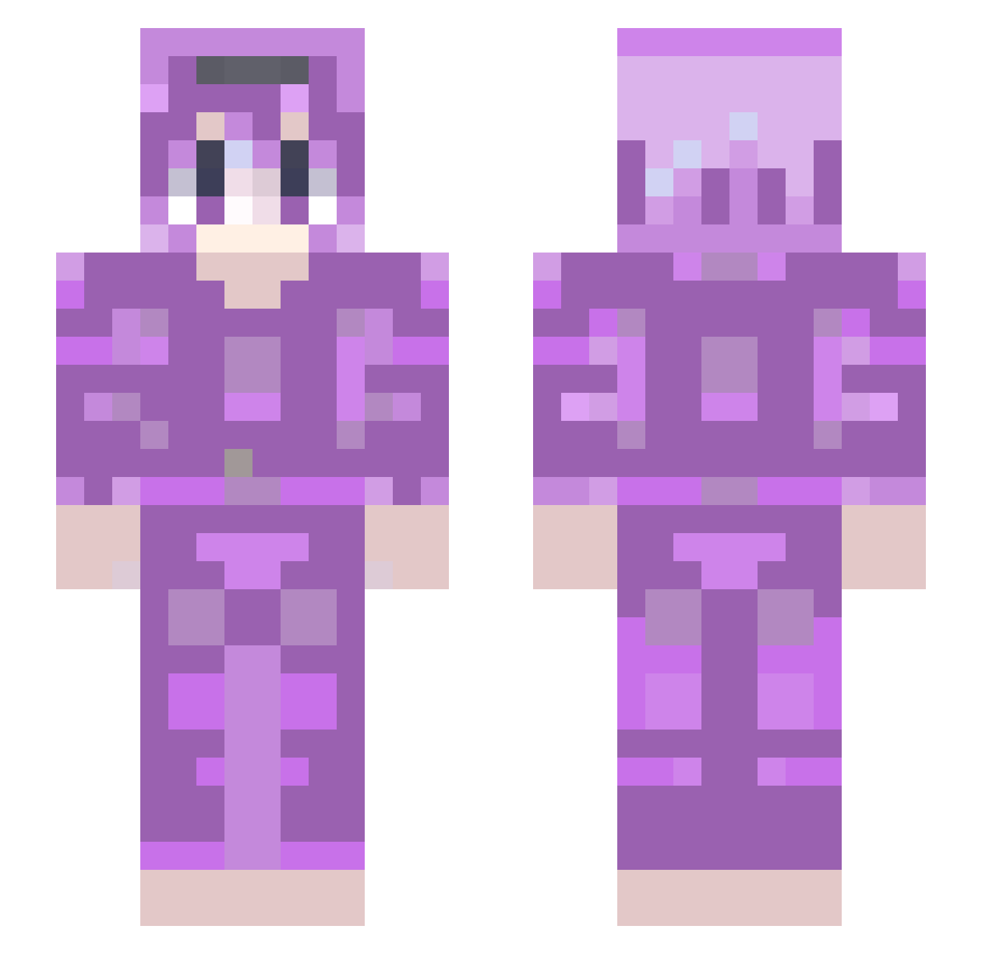 SZMCL5_579 Minecraft skin, front and back view