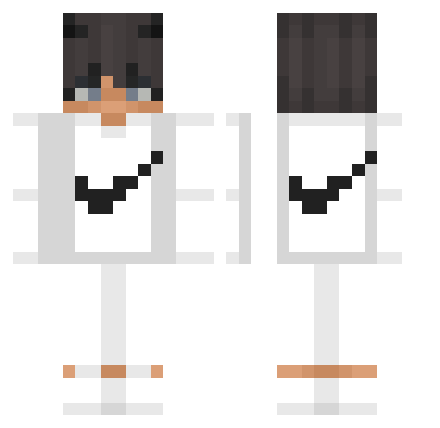 Lexit_ Minecraft skin, front and back view