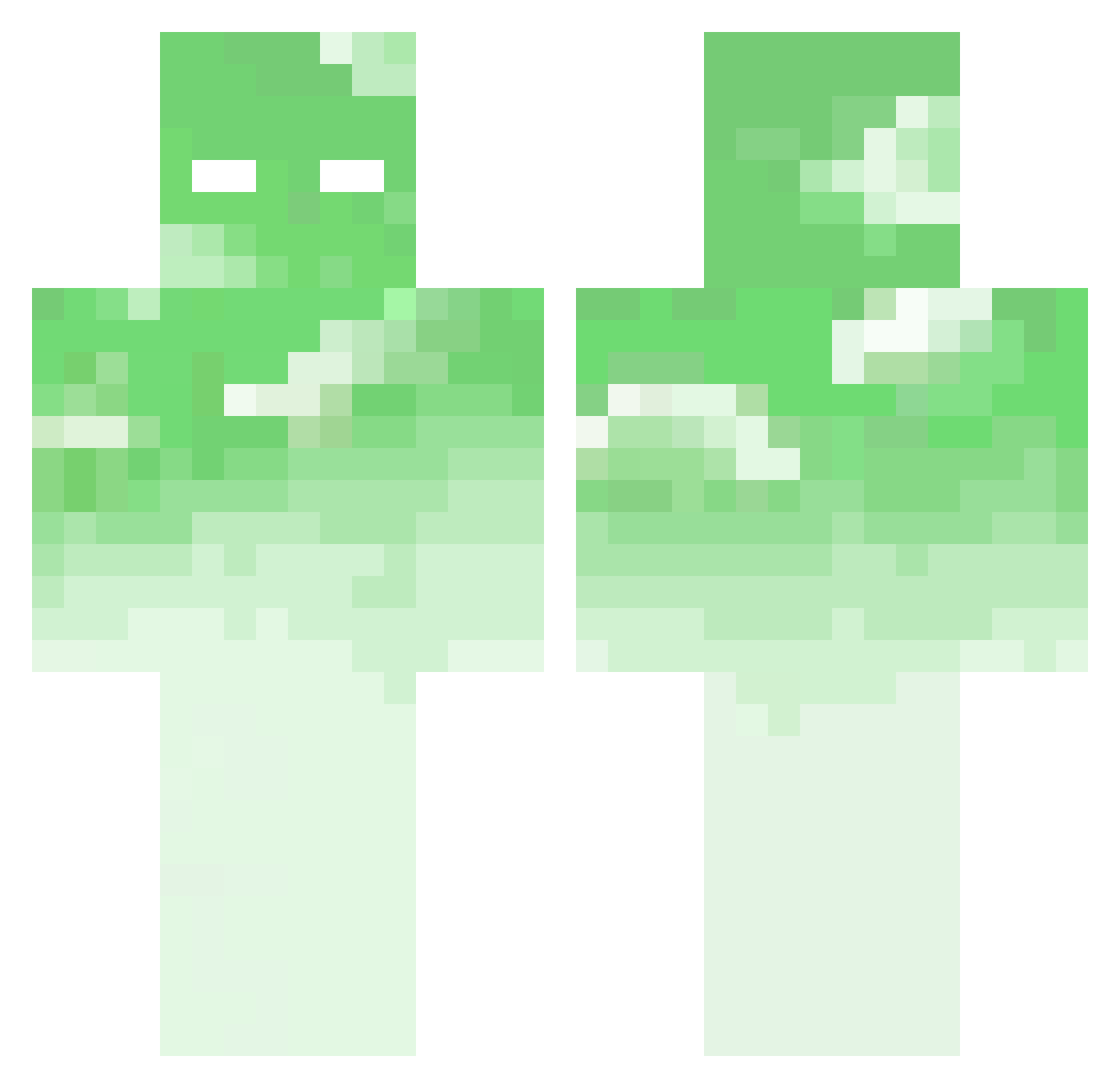 SigmaRot92 Minecraft skin, front and back view