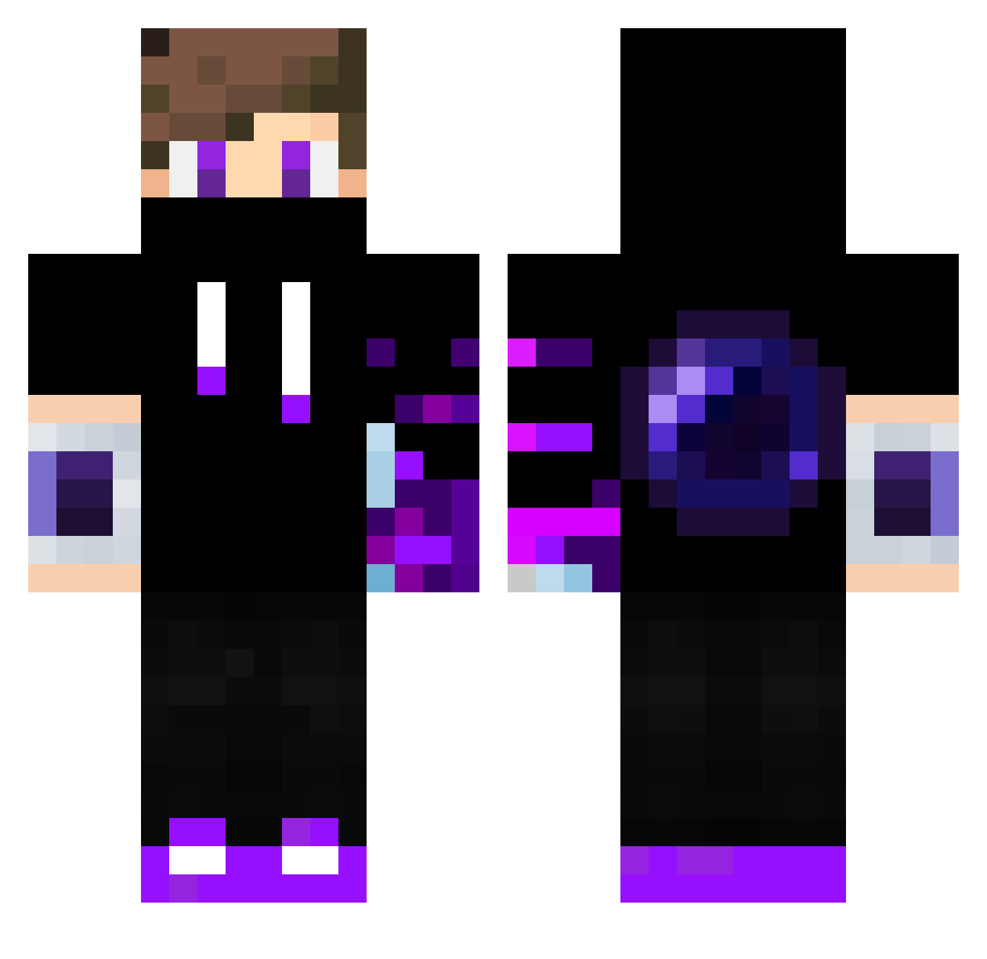 Mexiicano77 Minecraft skin, front and back view