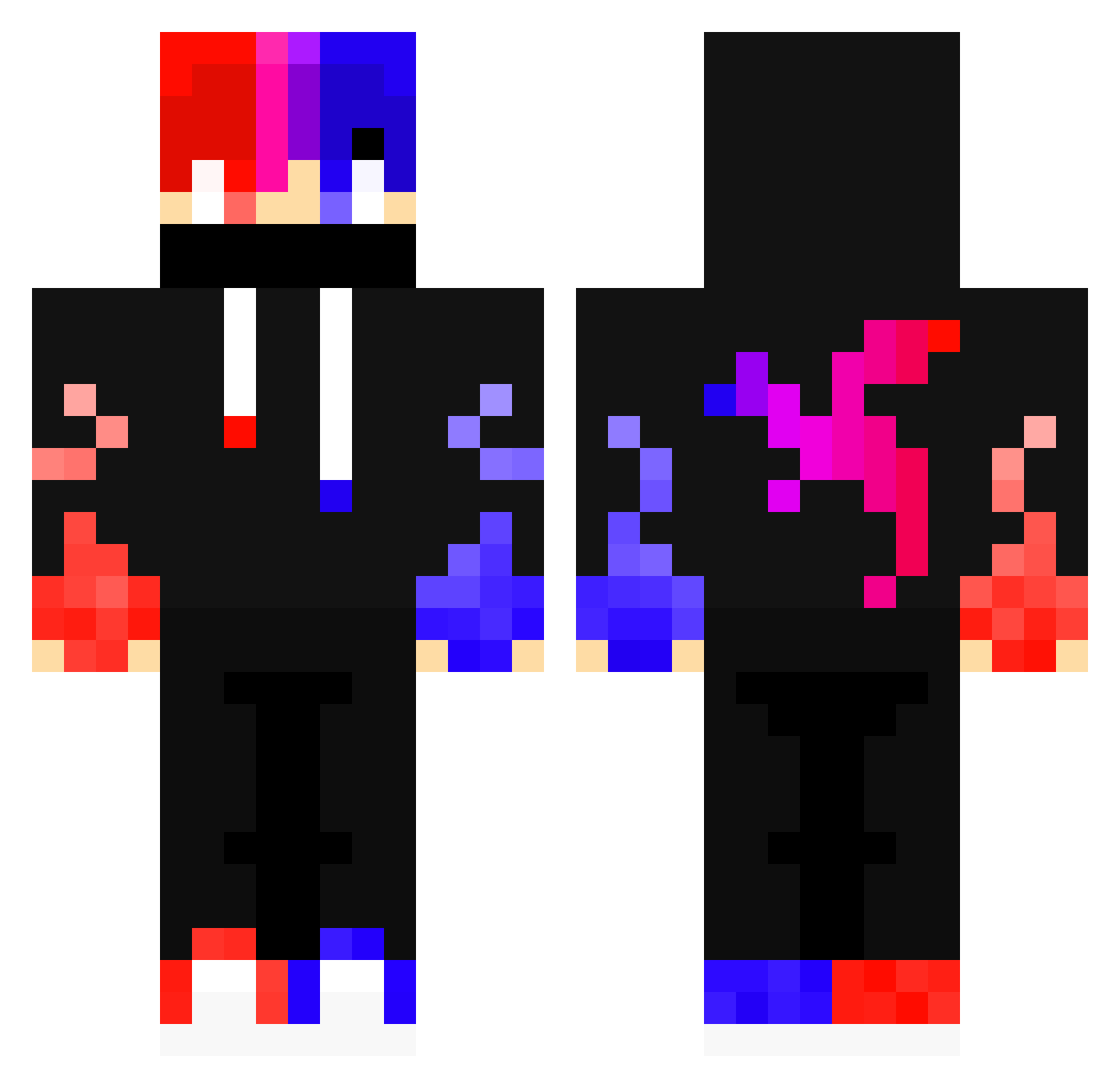 YT_TeoGeo37 Minecraft skin, front and back view