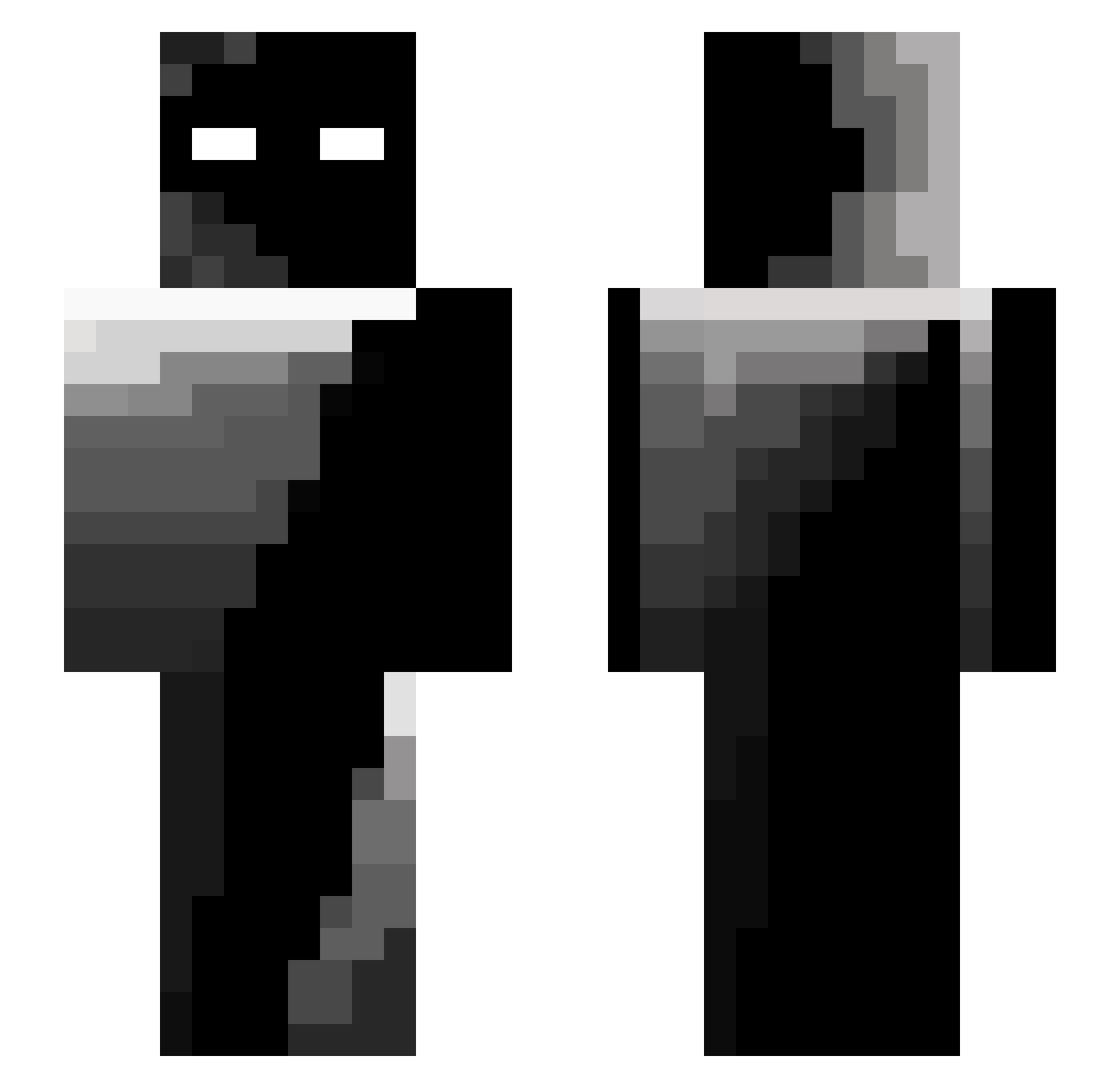 SQONGZY Minecraft skin, front and back view