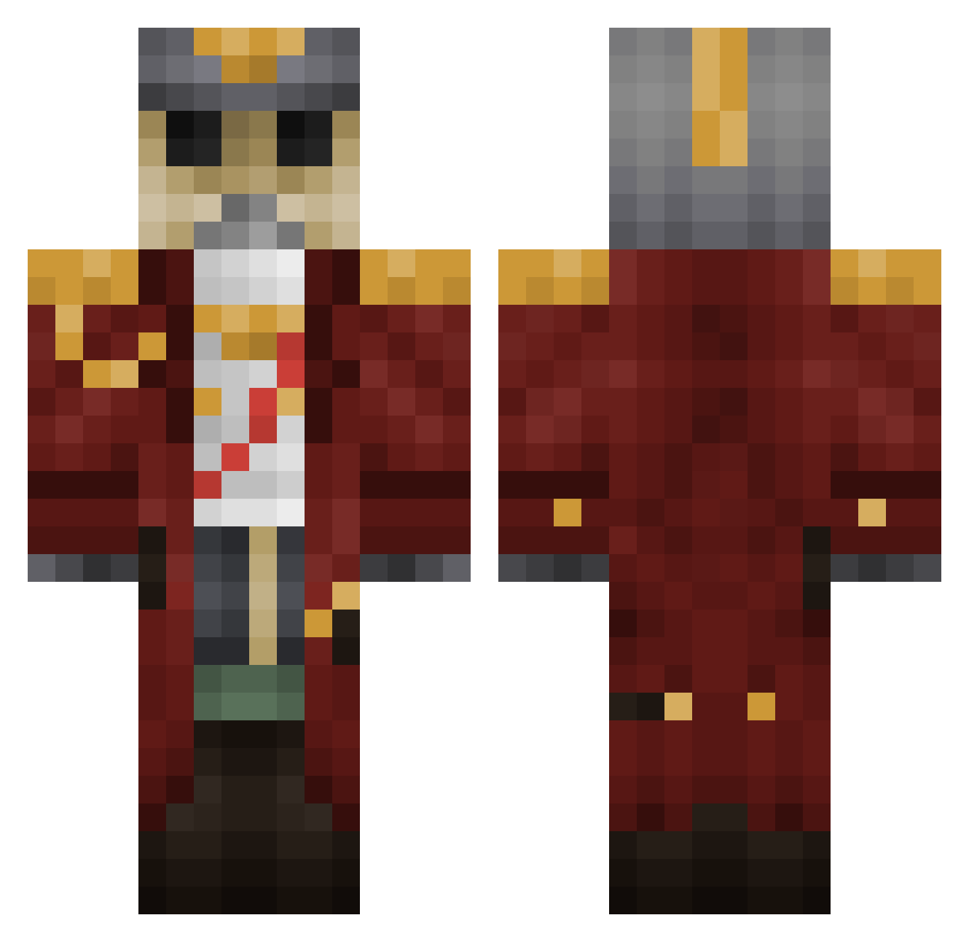 no_more_lemons Minecraft skin, front and back view