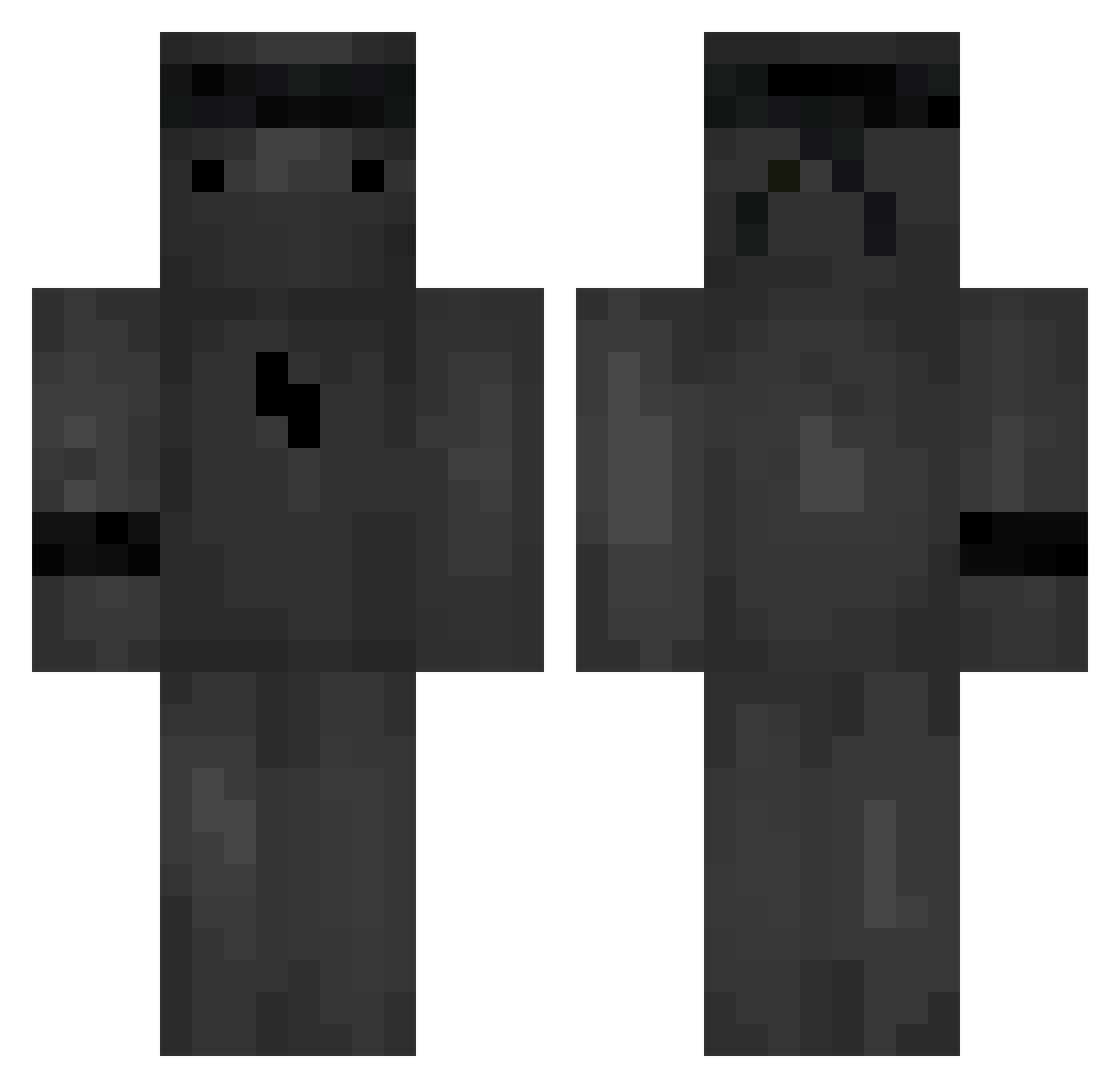 Arcanecraft1 Minecraft skin, front and back view