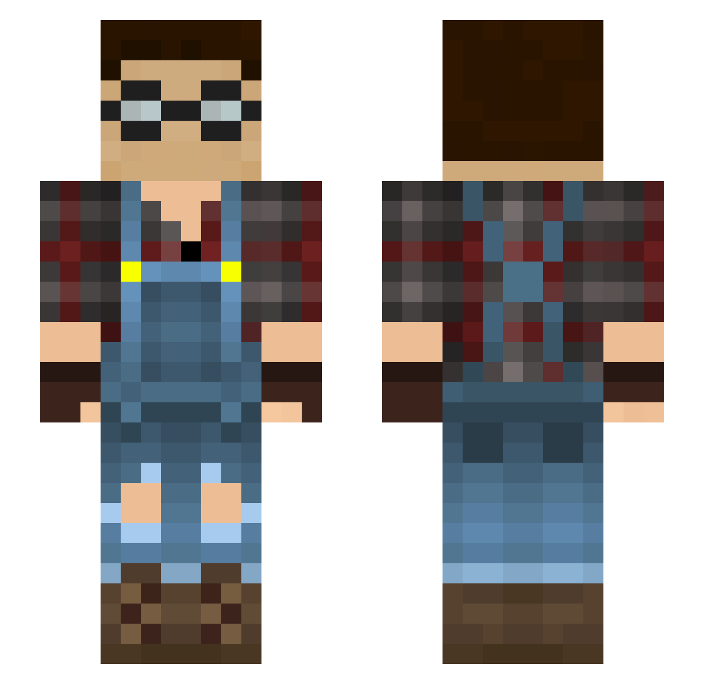 _Syrion_ Minecraft skin, front and back view