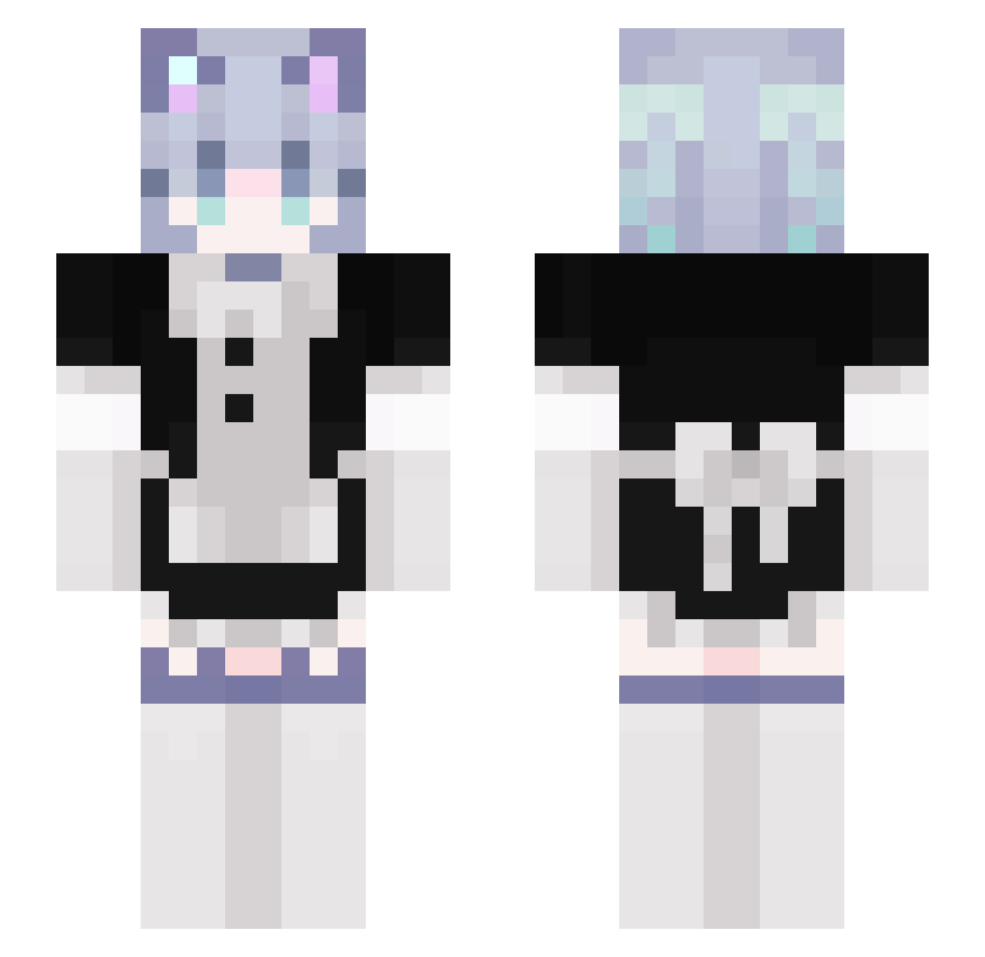 yangkesun Minecraft skin, front and back view