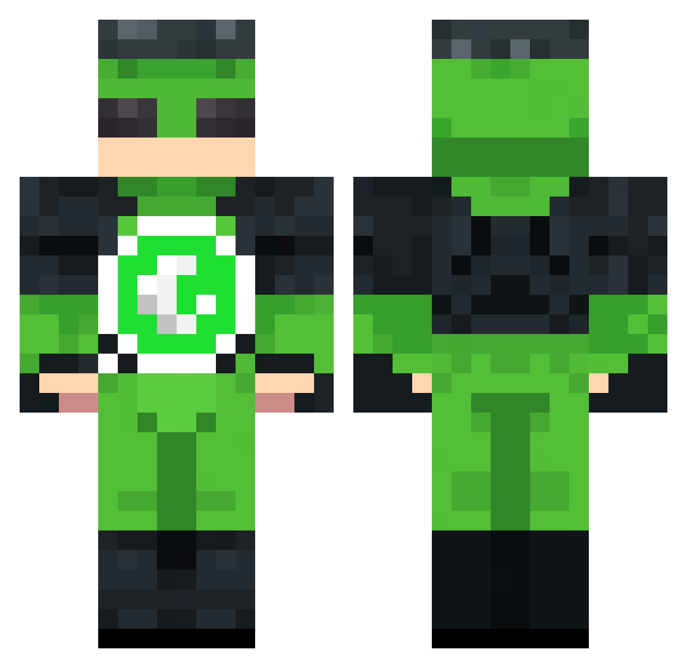 Coco_312 Minecraft skin, front and back view