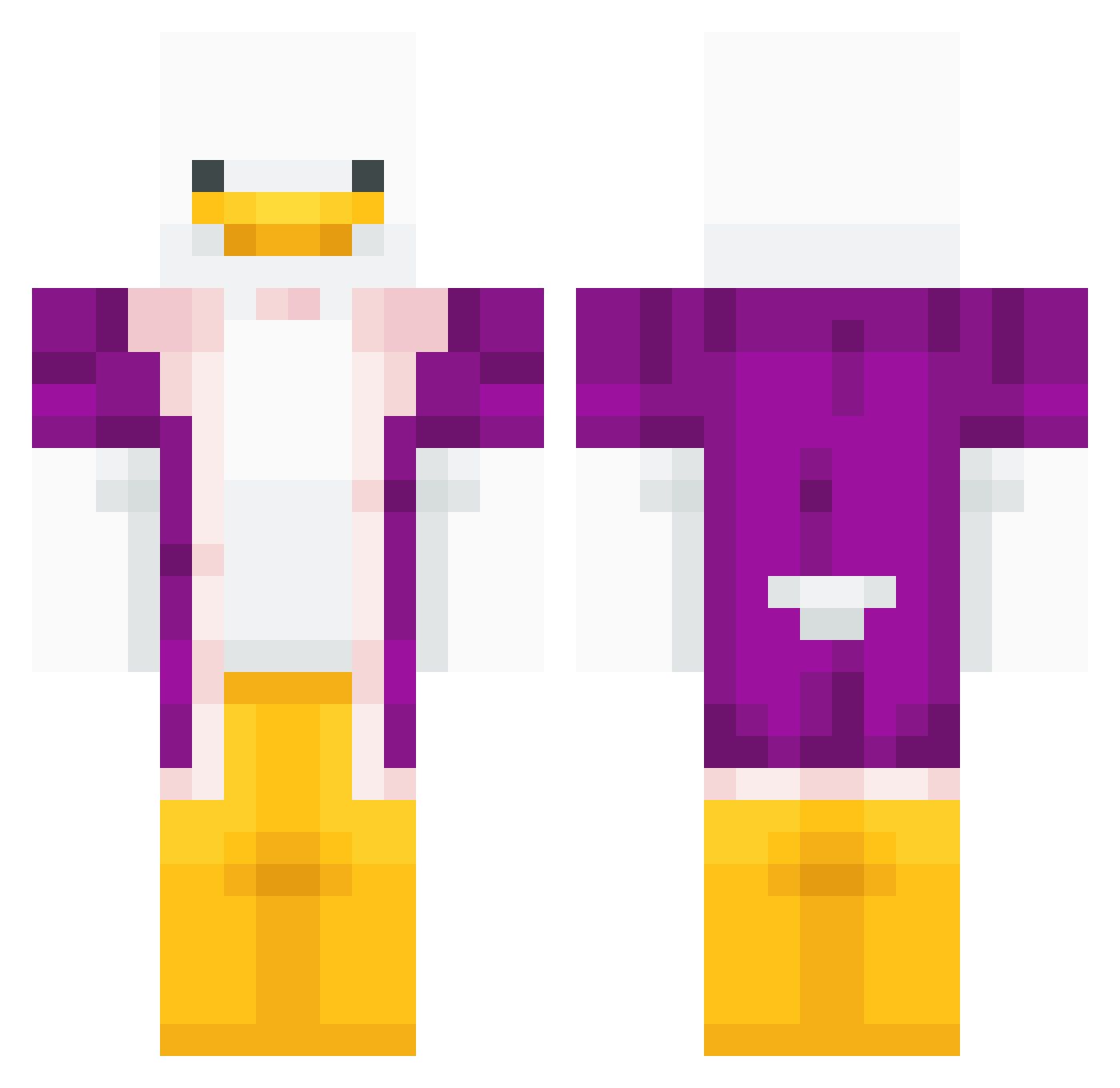 R0DR1_1500 Minecraft skin, front and back view
