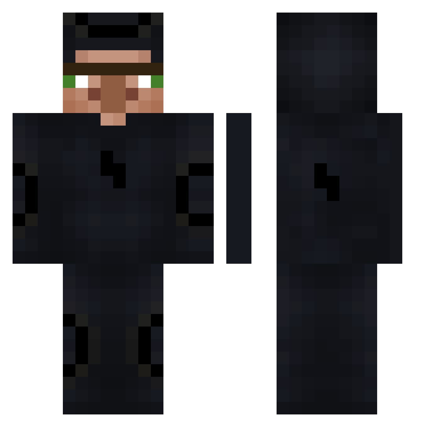 antia0015 Minecraft skin, front and back view