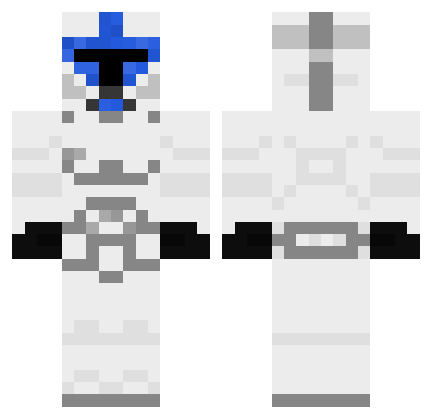 VinTheGamer Minecraft skin, front and back view