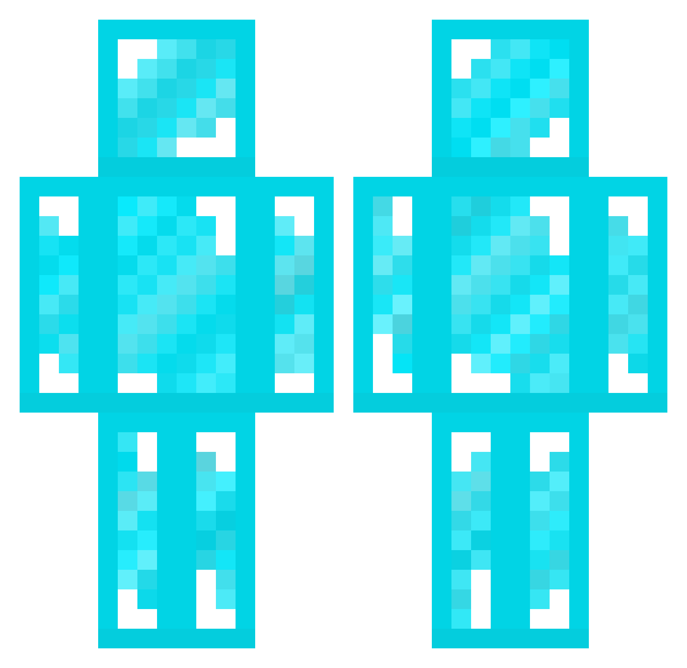 tovmfhvlfdlfma Minecraft skin, front and back view