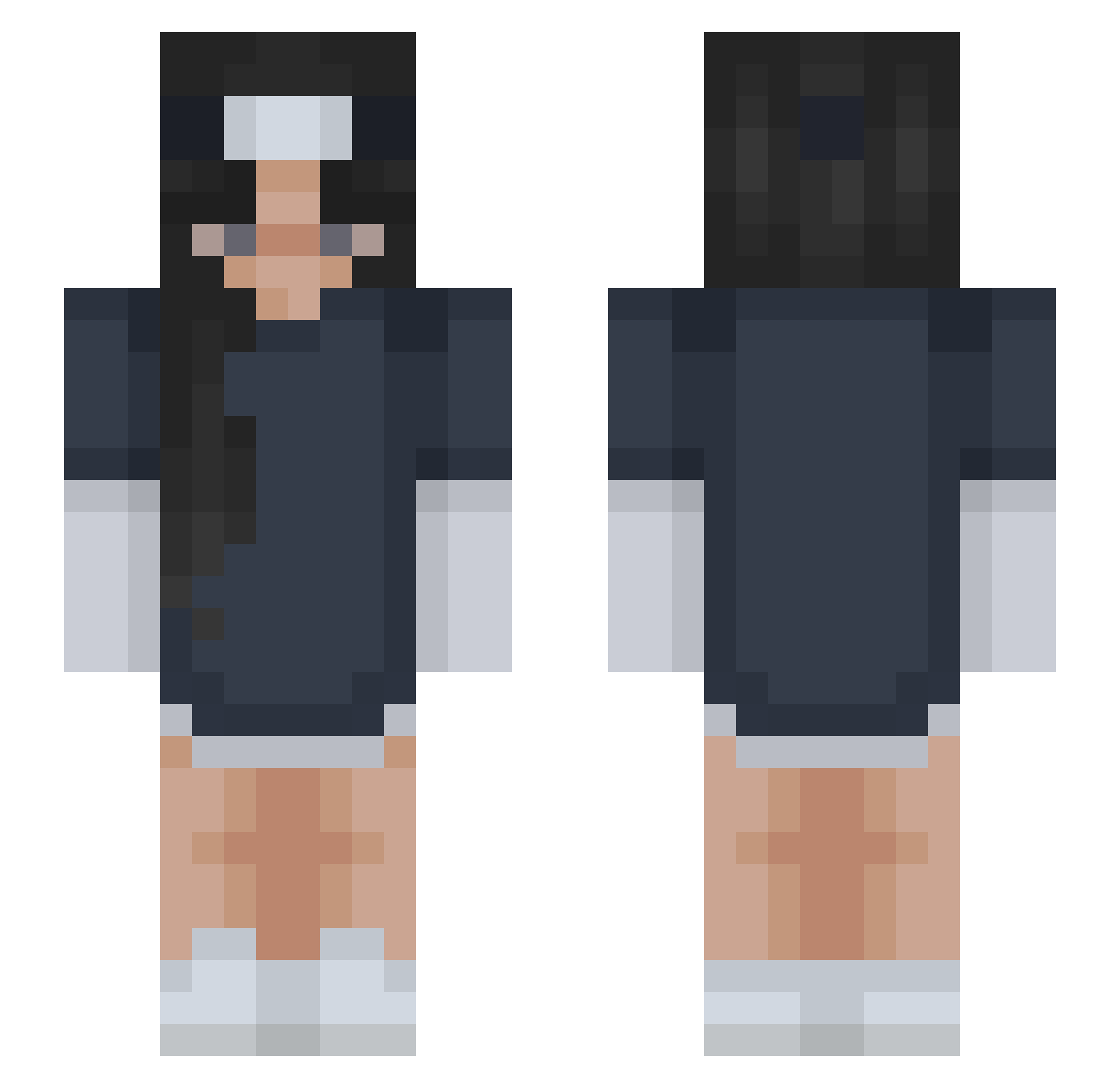 strcwberry Minecraft skin, front and back view