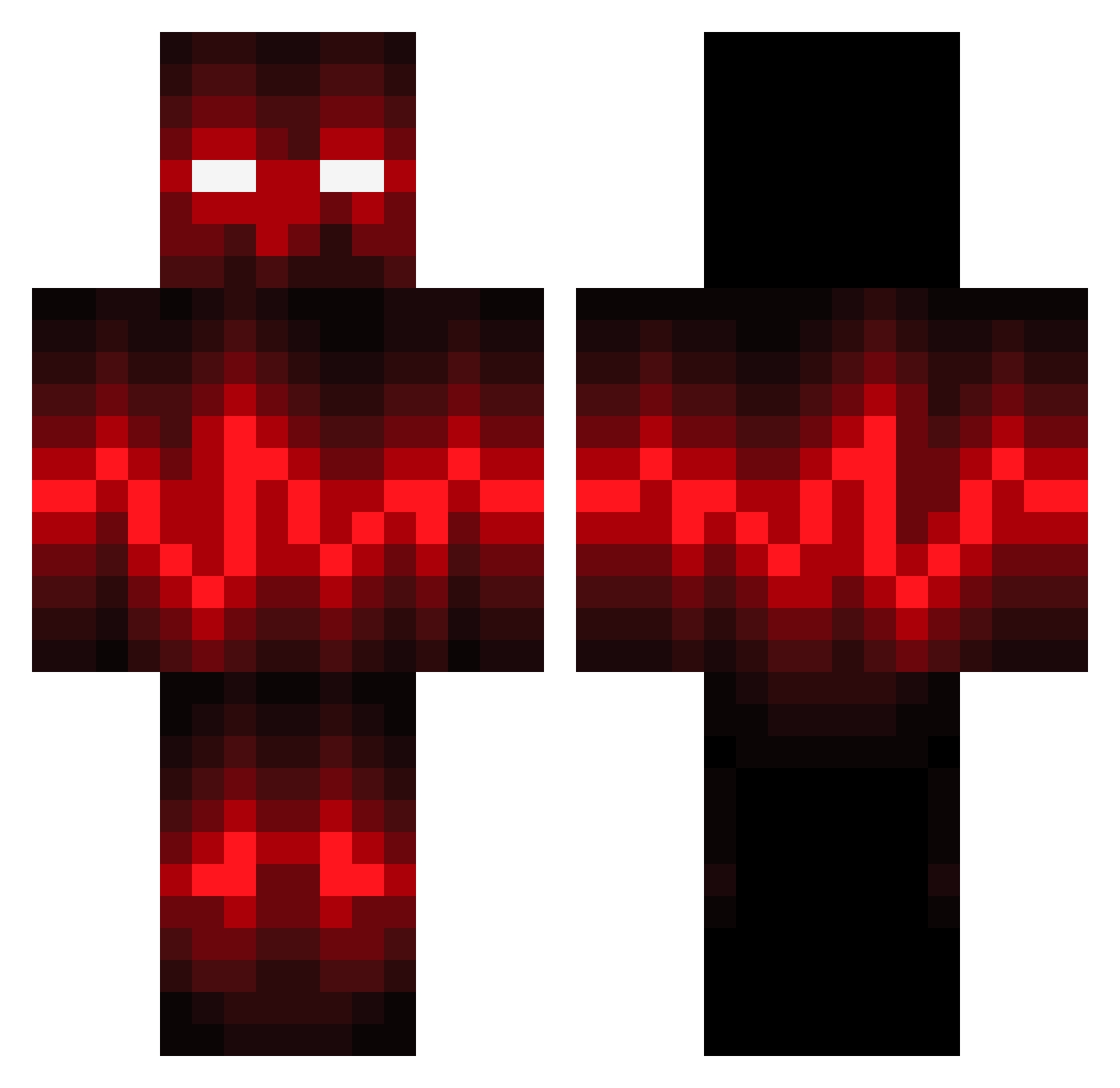_Galaxy_Galaxy_ Minecraft skin, front and back view