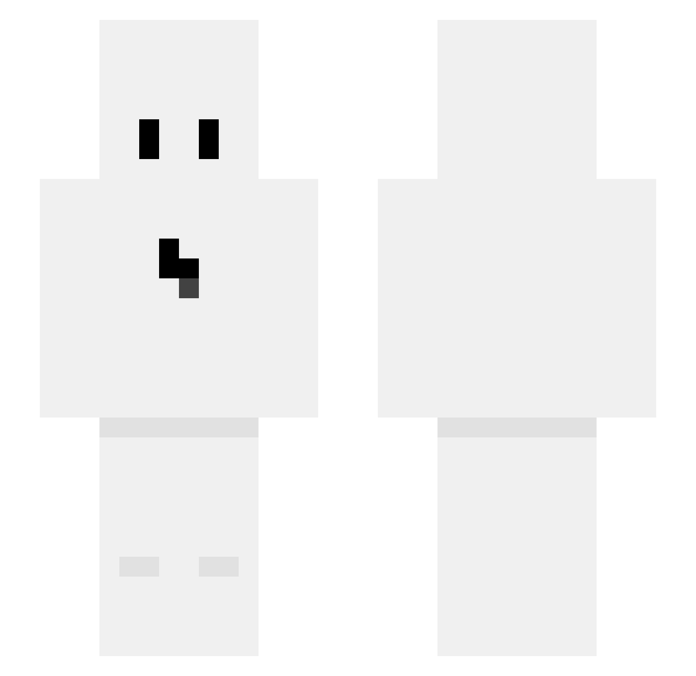 TalleRRanT Minecraft skin, front and back view