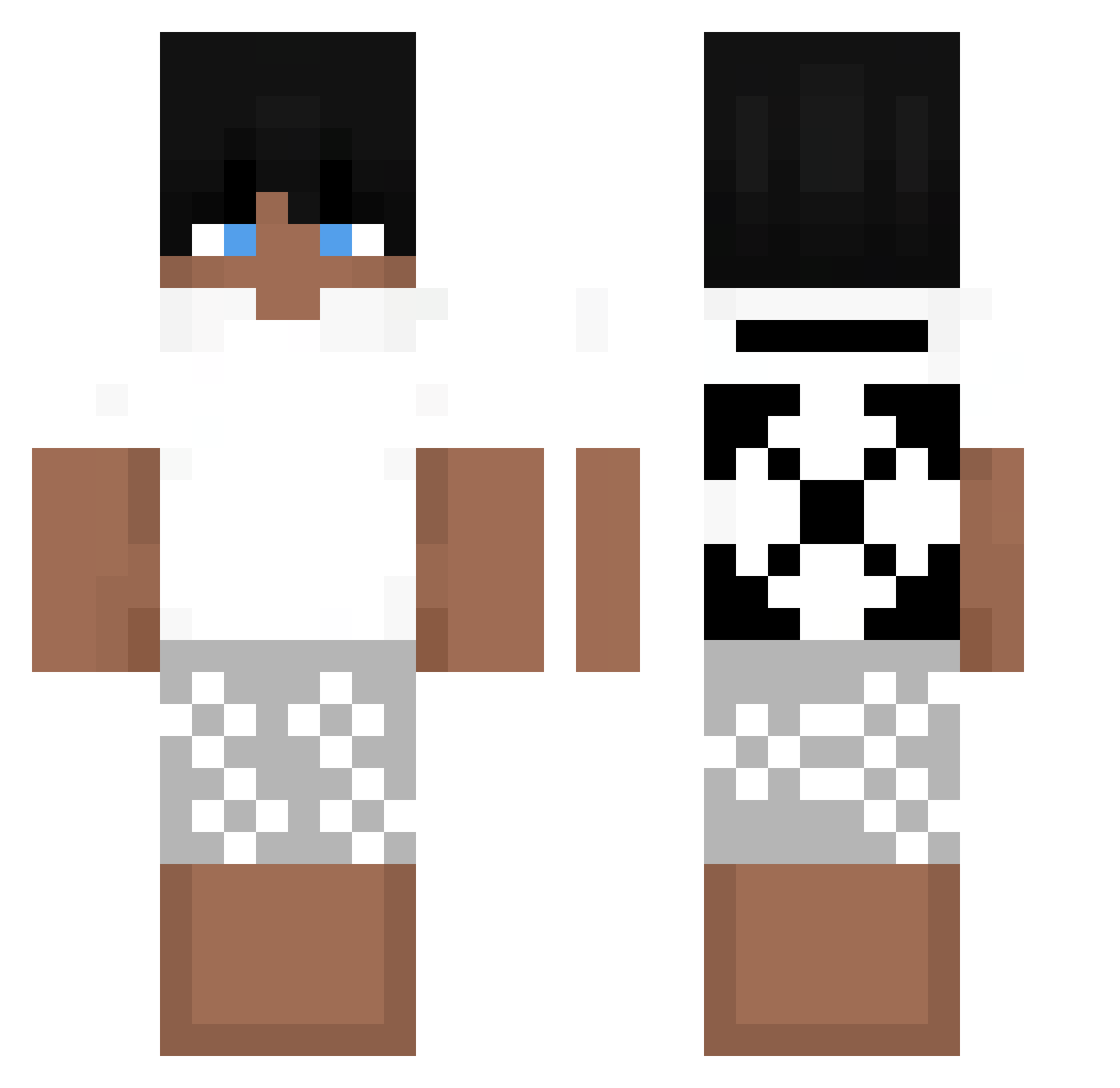 xXIgnacekXx Minecraft skin, front and back view