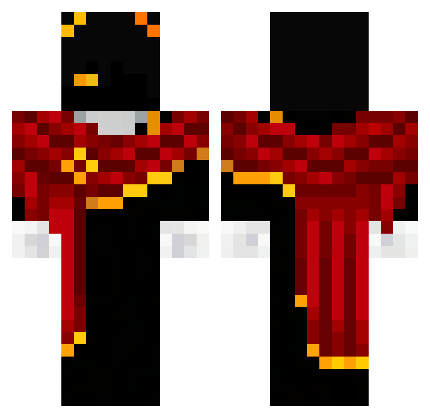 yiido24 Minecraft skin, front and back view
