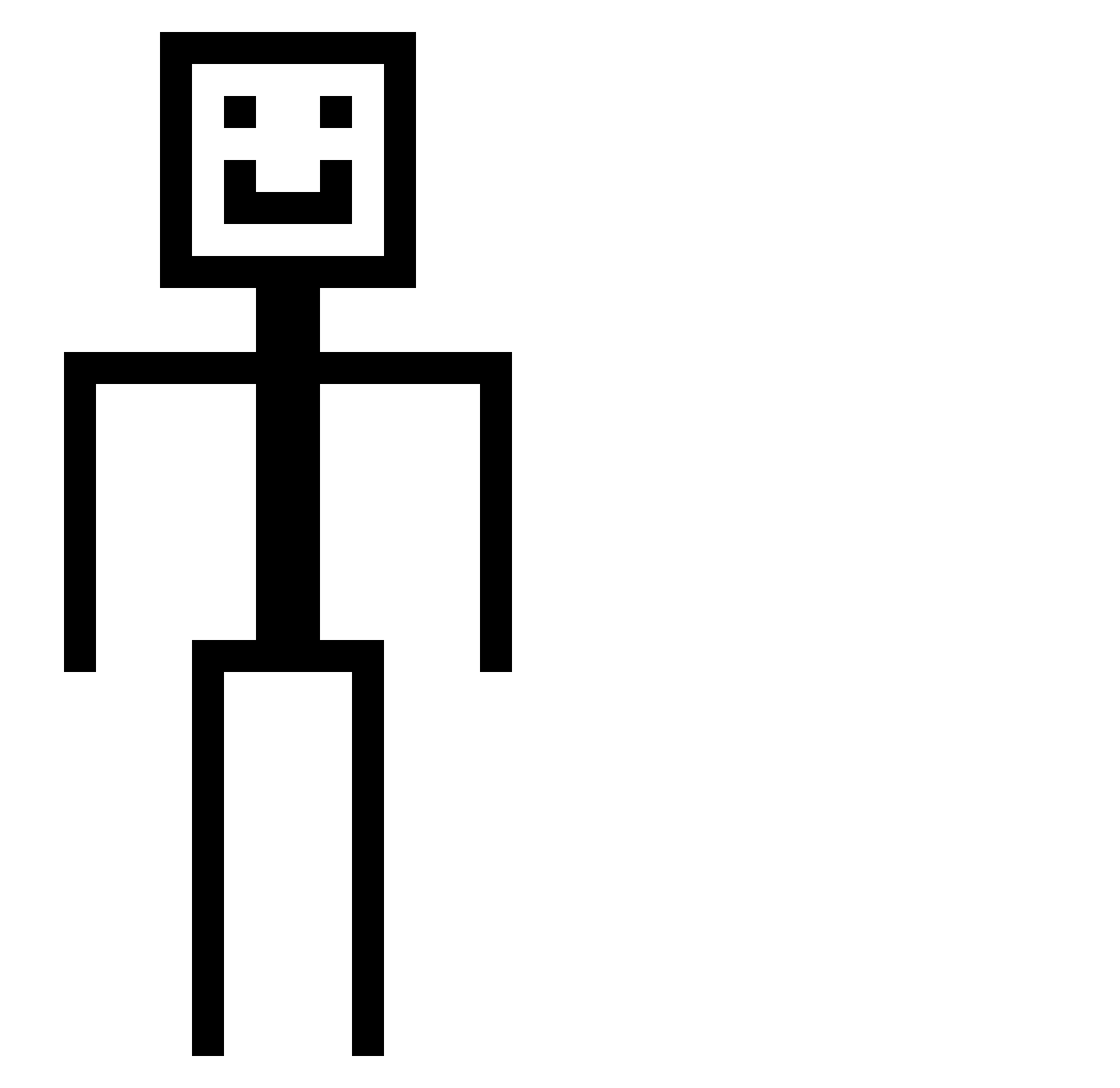 RelixZ Minecraft skin, front and back view