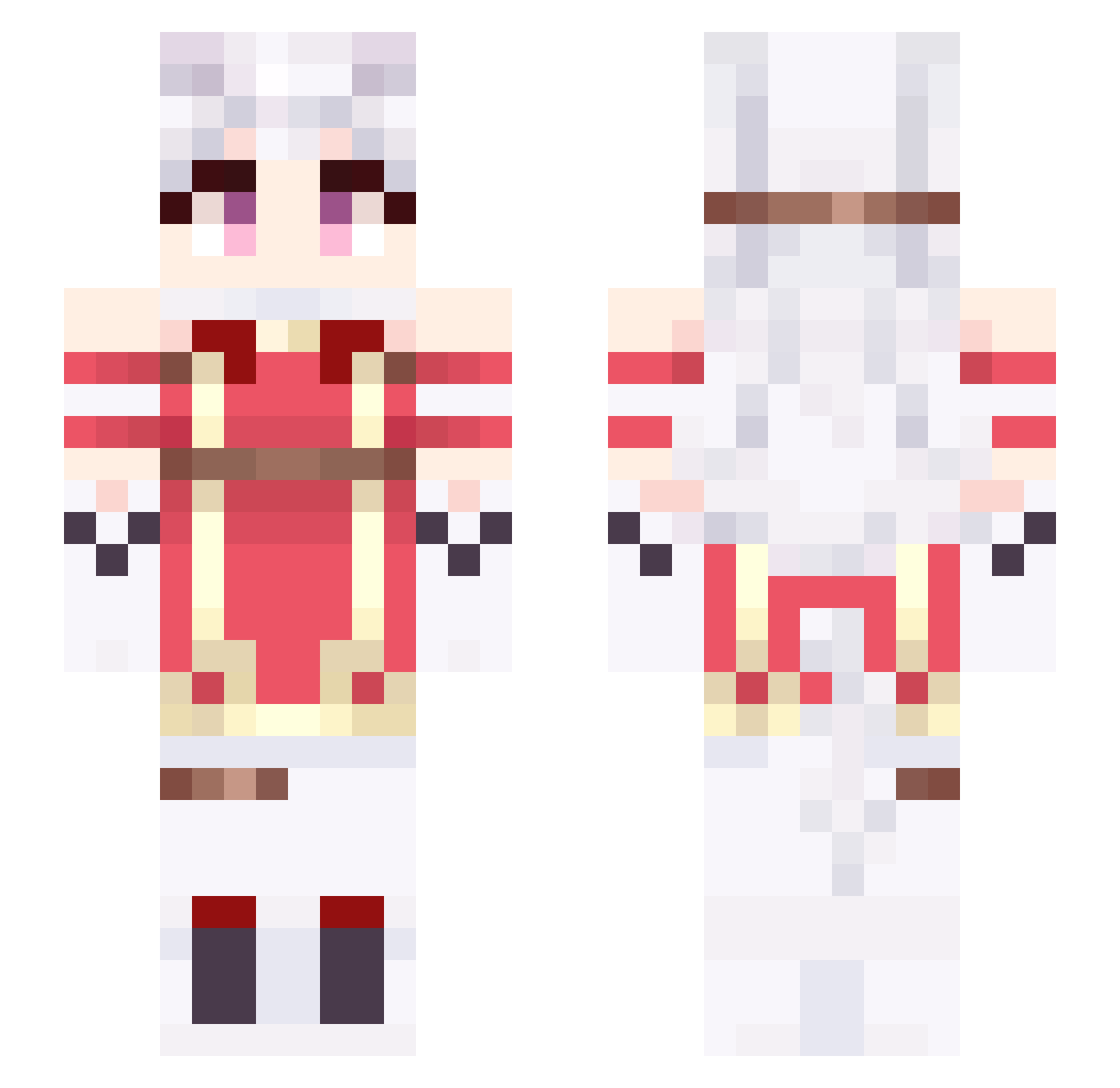 gfc1993 Minecraft skin, front and back view