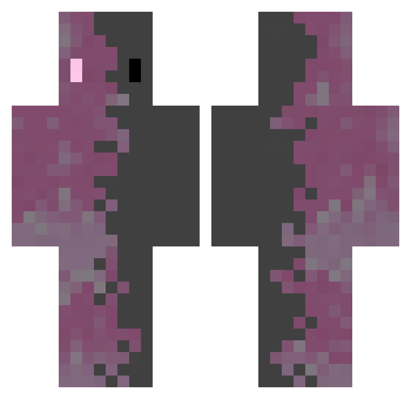 r1chhy Minecraft skin, front and back view
