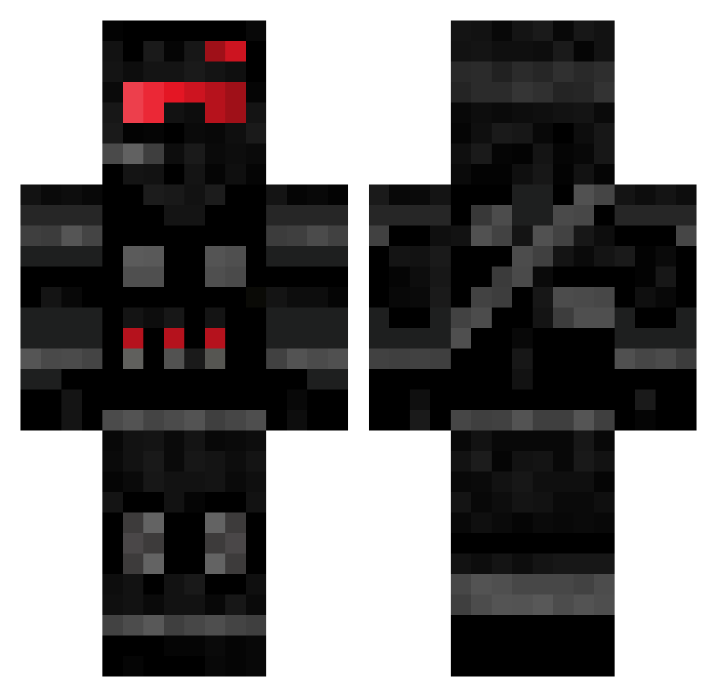 zhebita_hd Minecraft skin, front and back view