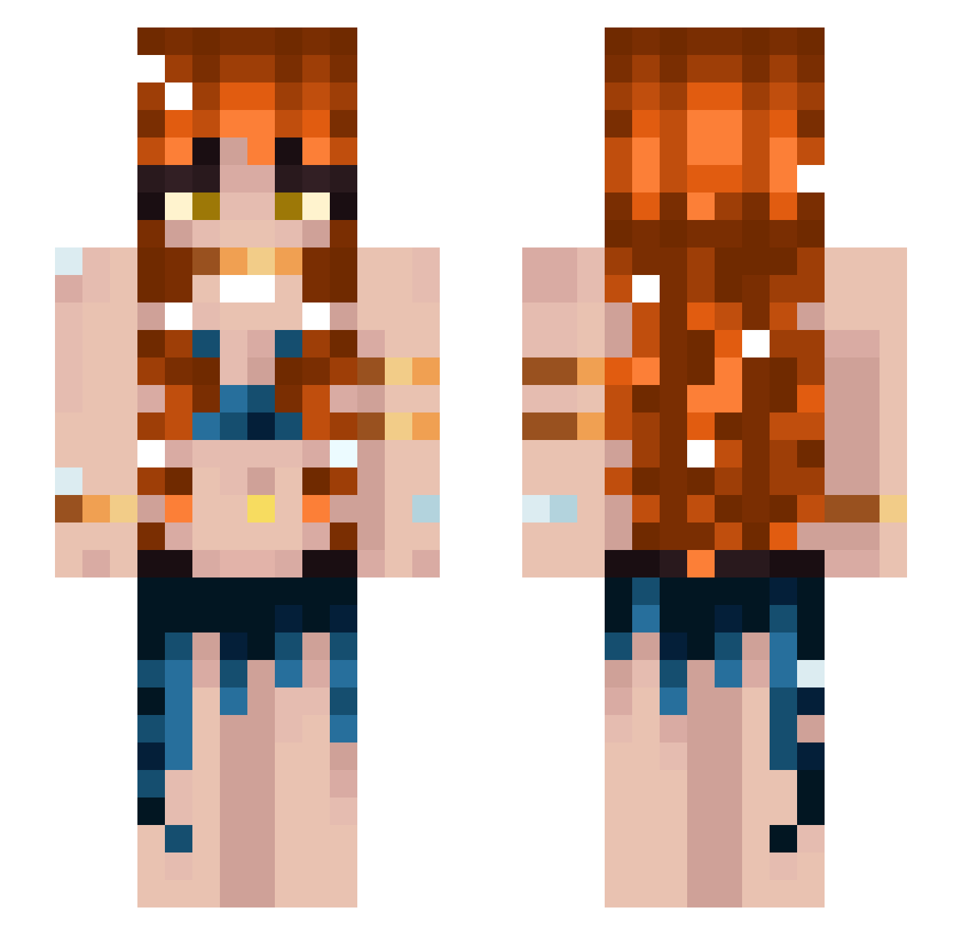 Sheep201120 Minecraft skin, front and back view
