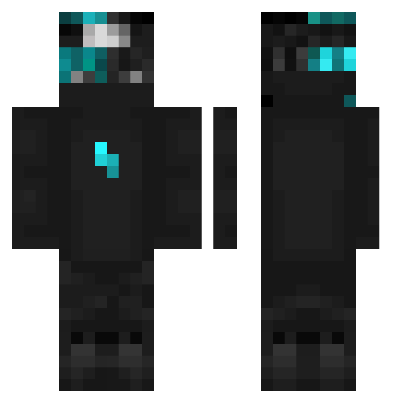 TheKamilxd - hacker Minecraft skin