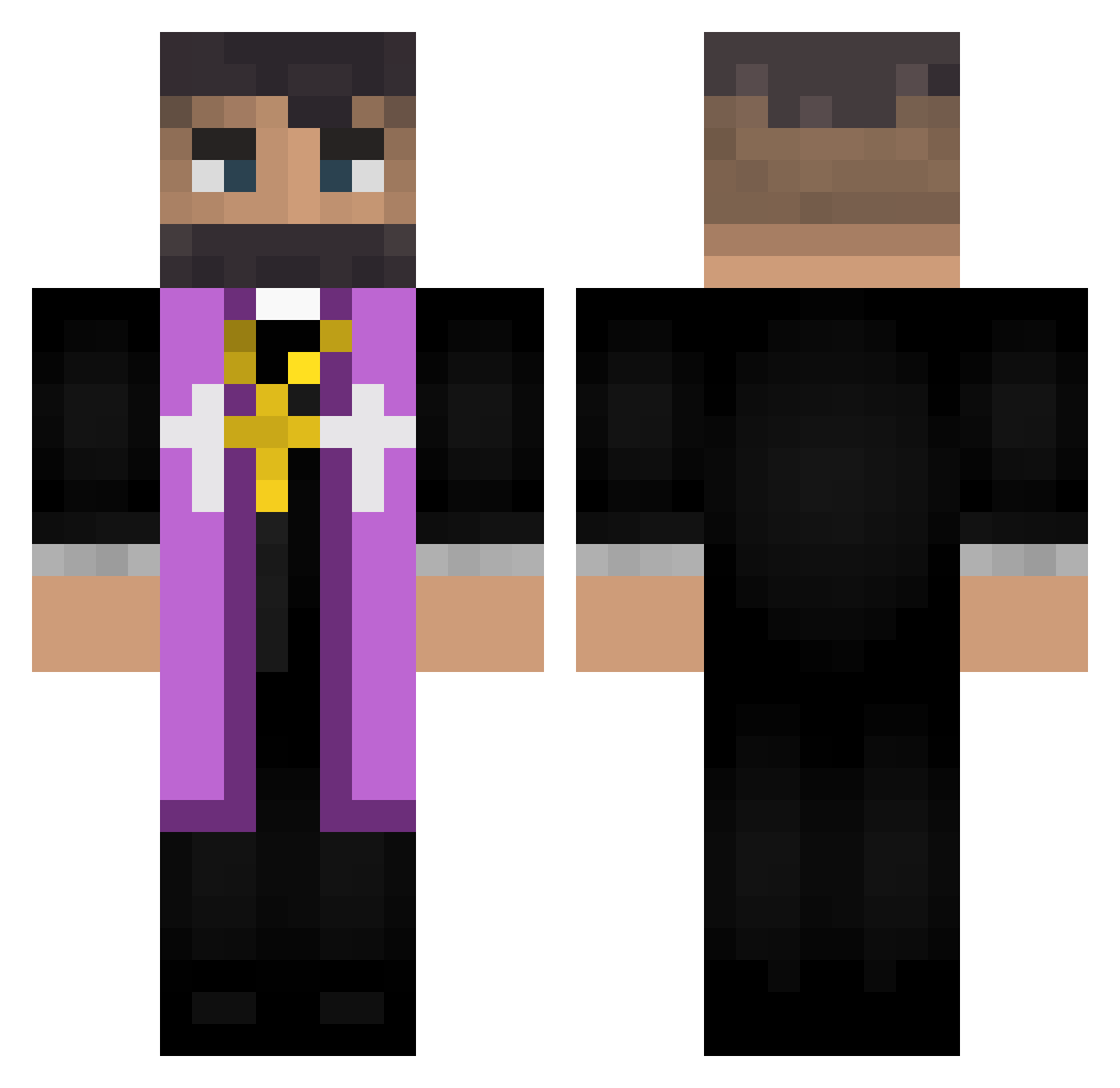 _EnergyP_ Minecraft skin, front and back view