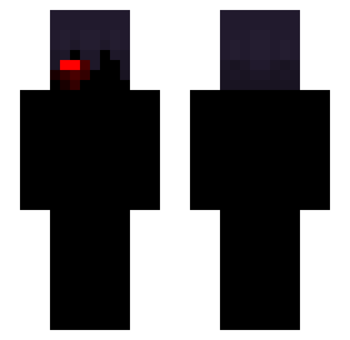 Tipoloo Minecraft skin, front and back view