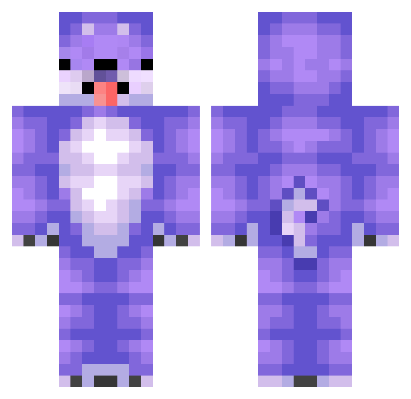 TheARCAD3 Minecraft skin, front and back view