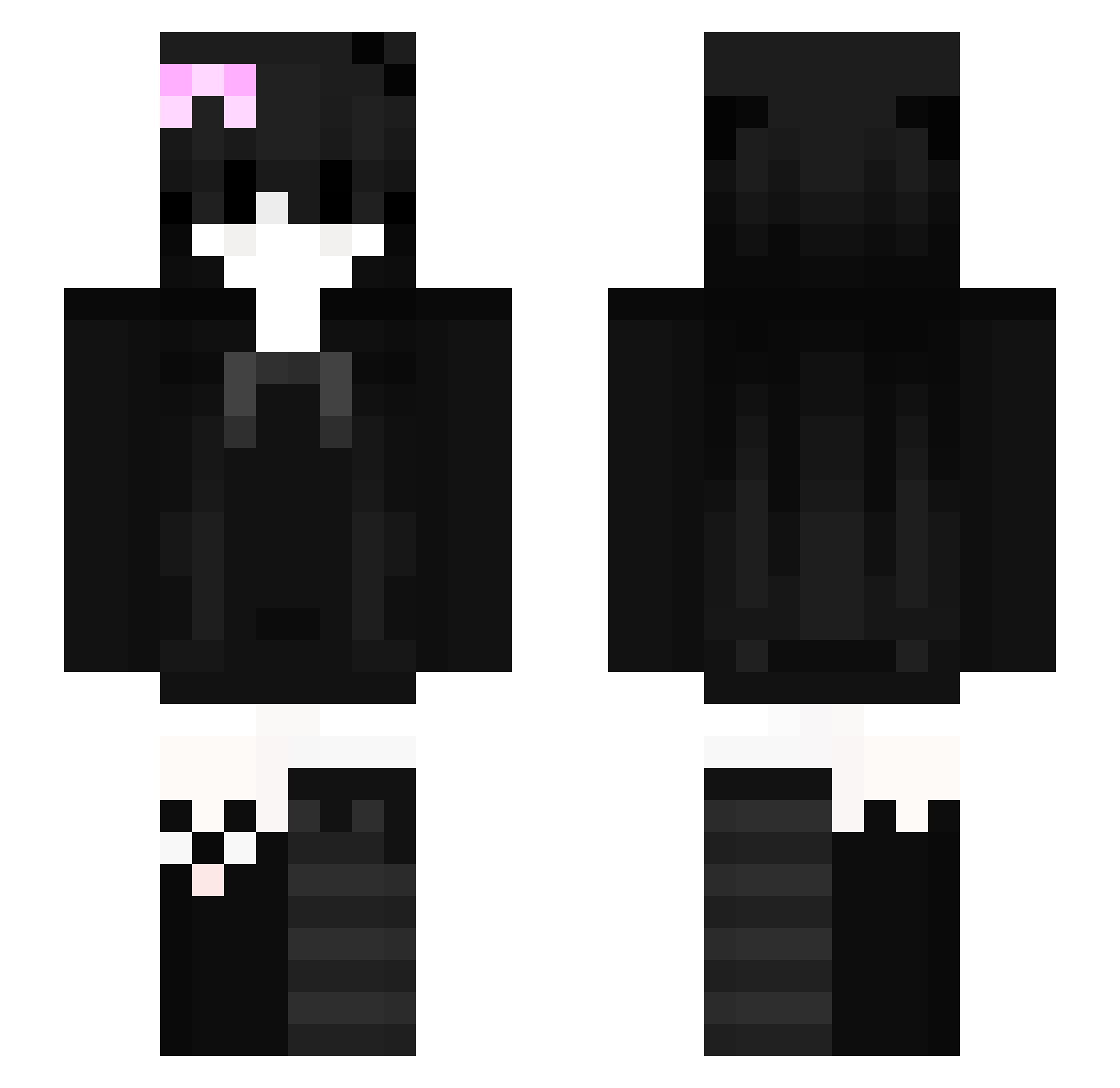 JigsawMard Minecraft skin, front and back view