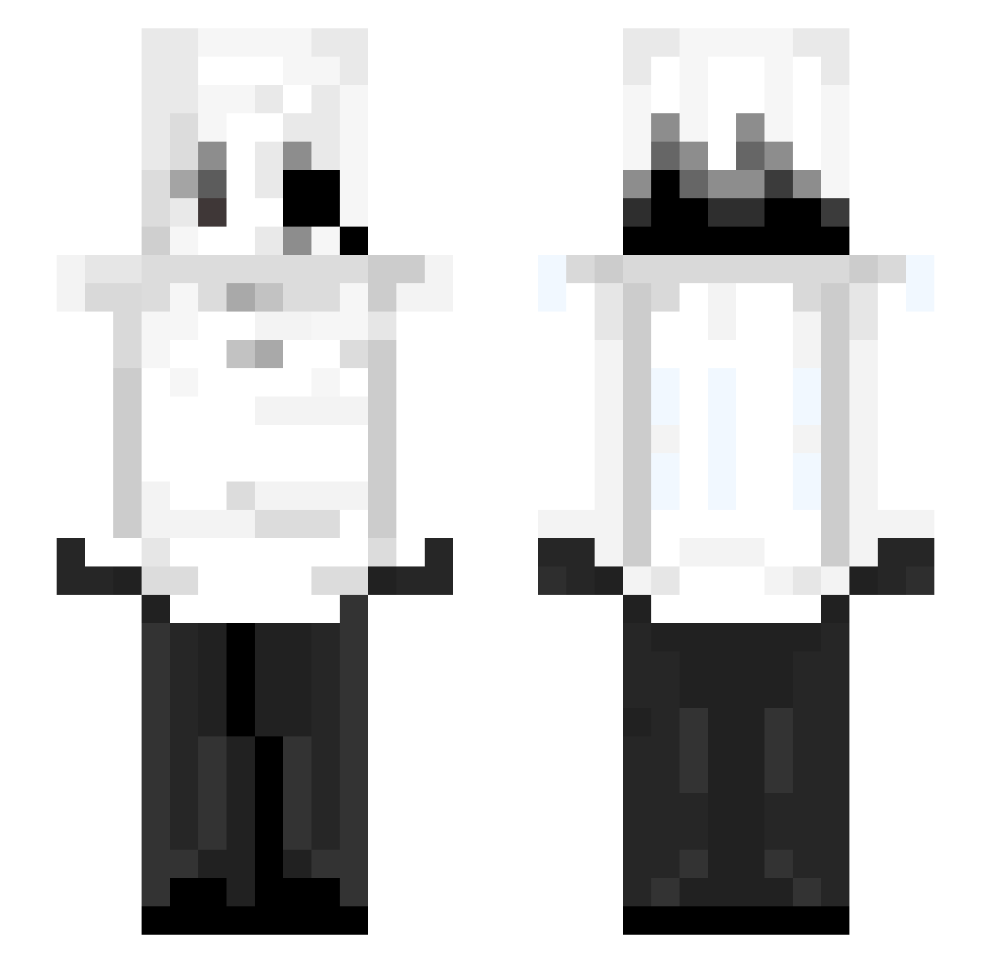 janerikk_ Minecraft skin, front and back view