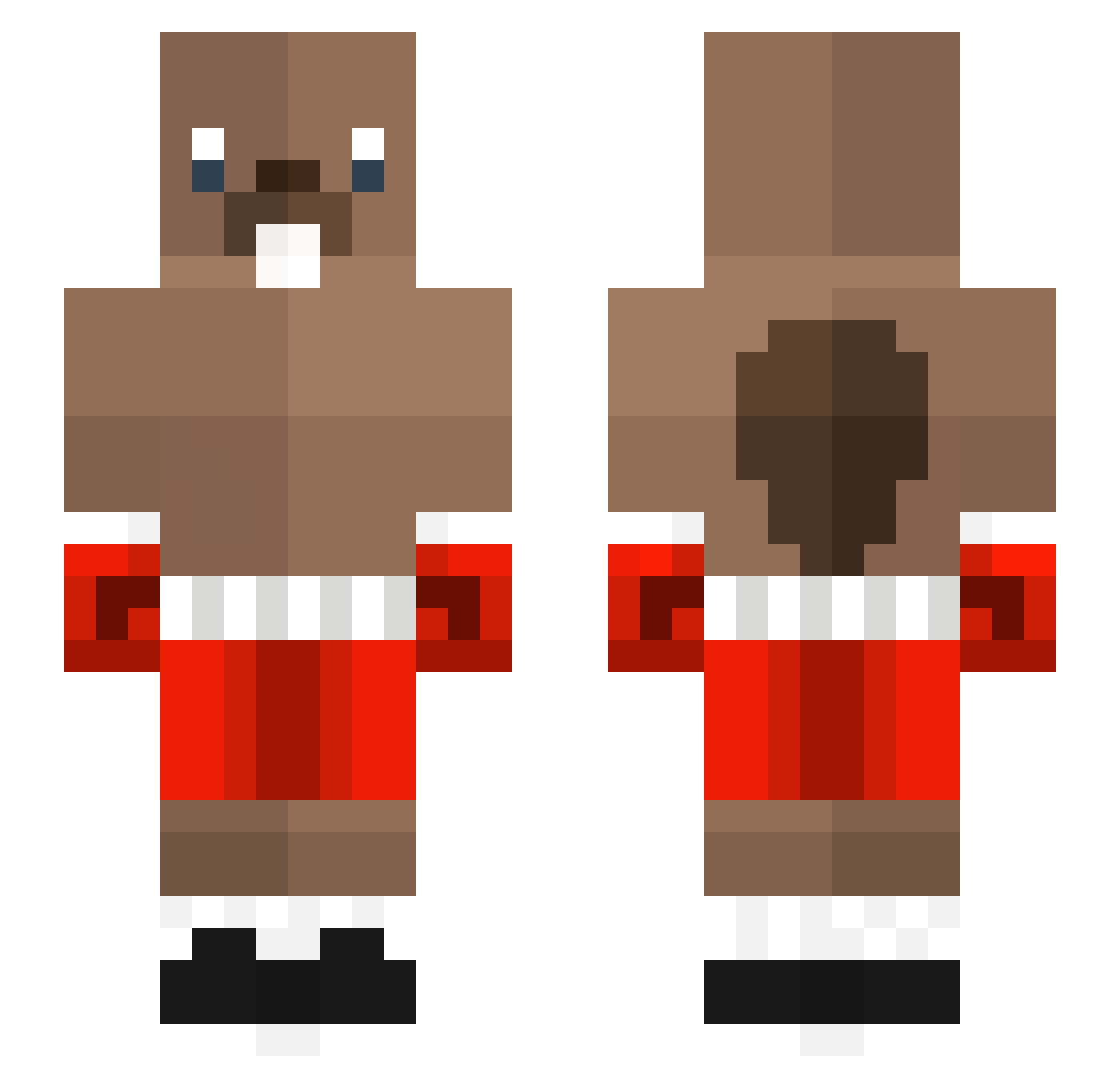 1337b_ber Minecraft skin, front and back view