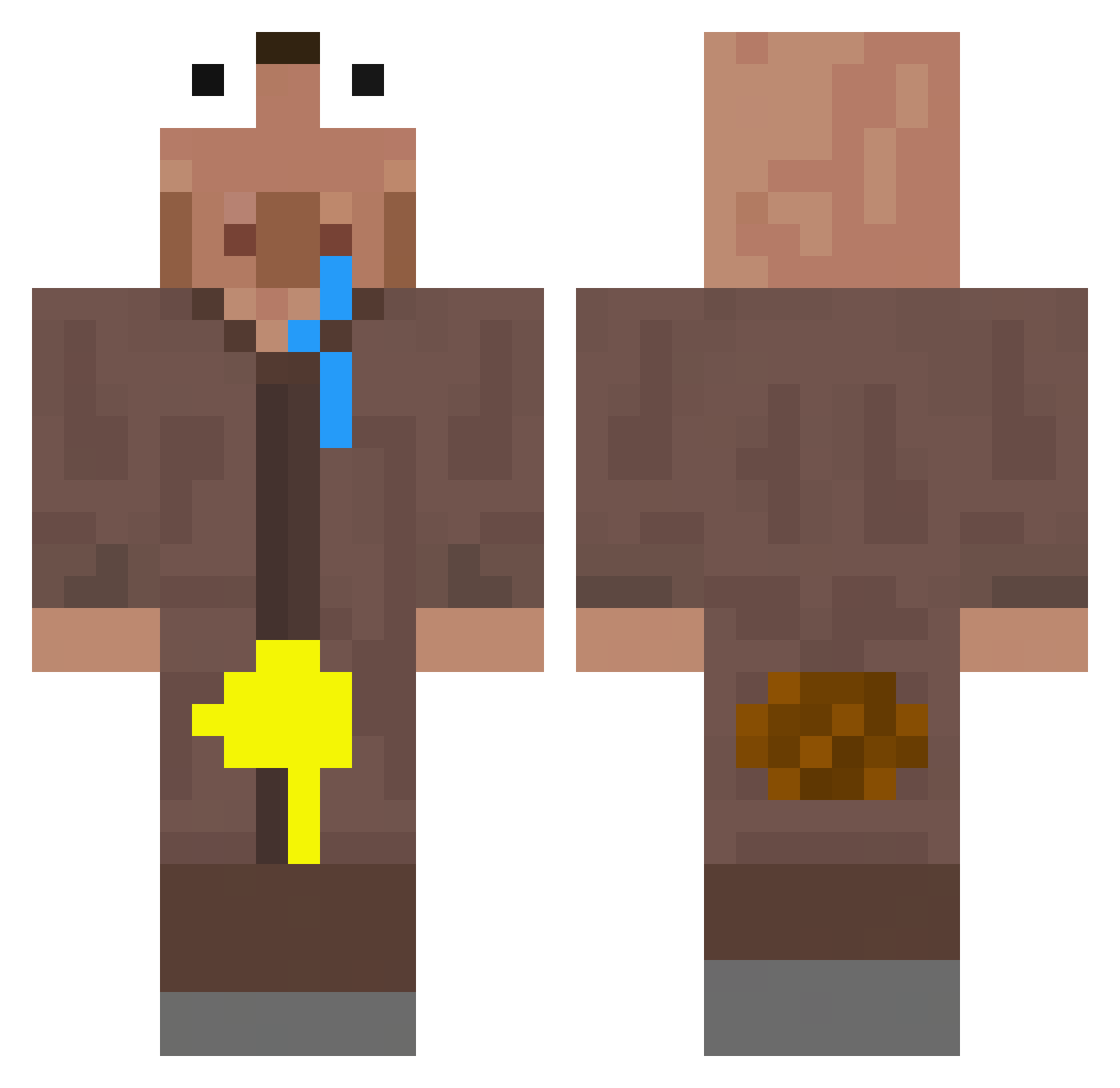Sargeant_M Minecraft skin, front and back view