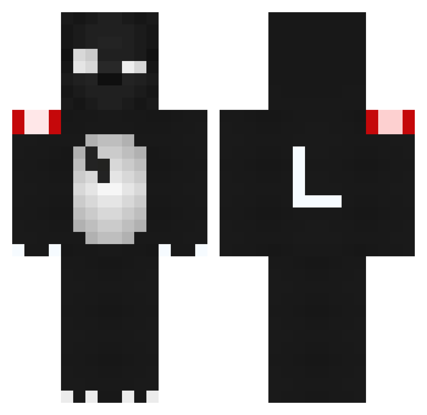 TuMamaEsEz Minecraft skin, front and back view