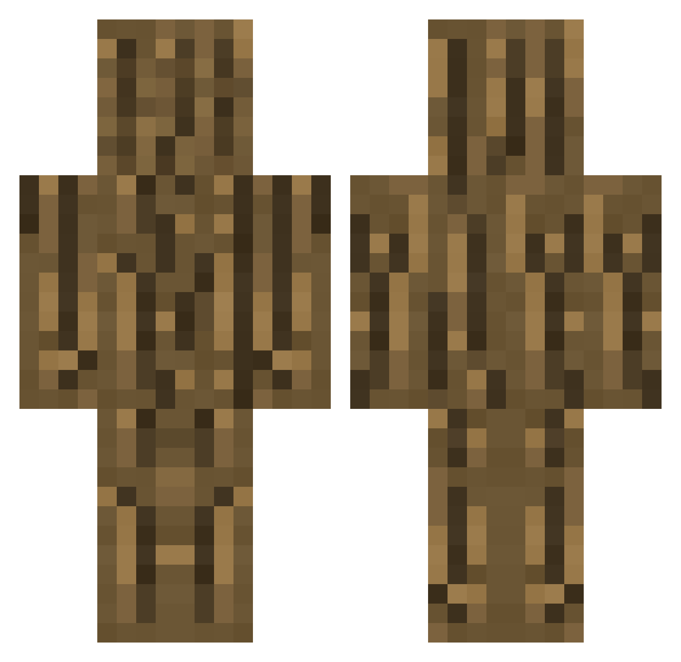 dominic_welcome Minecraft skin, front and back view