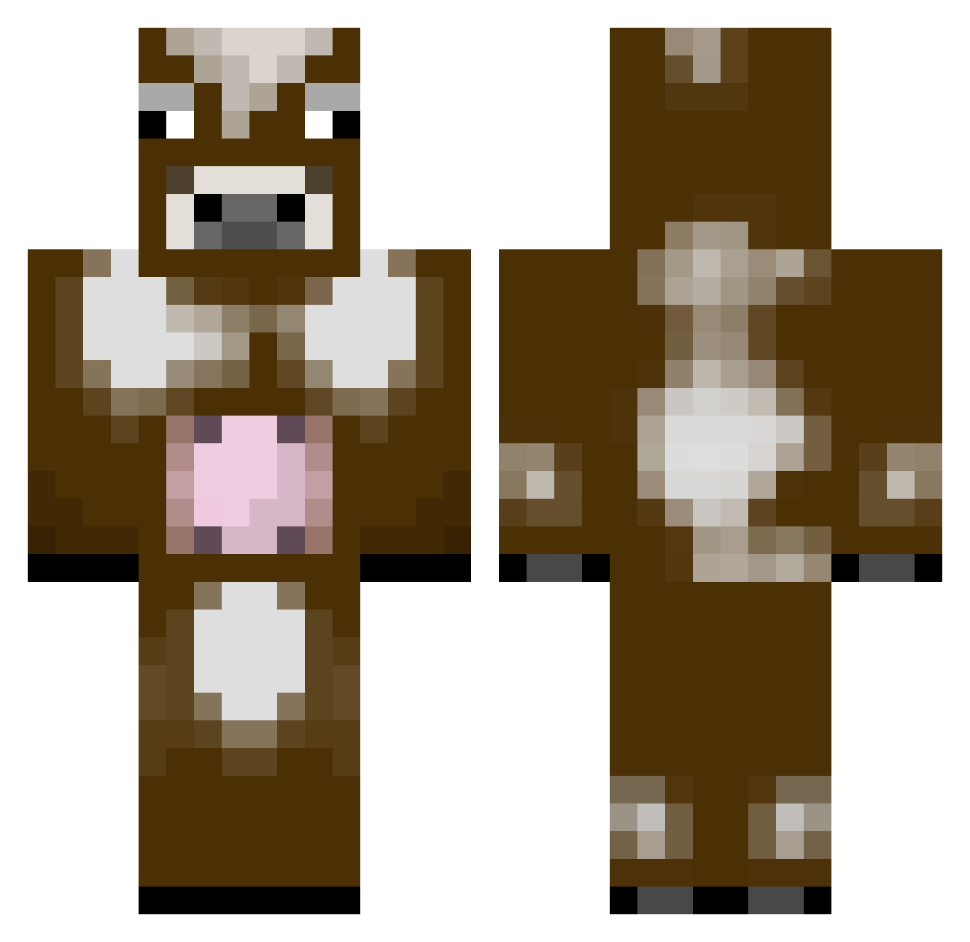 wc_520 Minecraft skin, front and back view