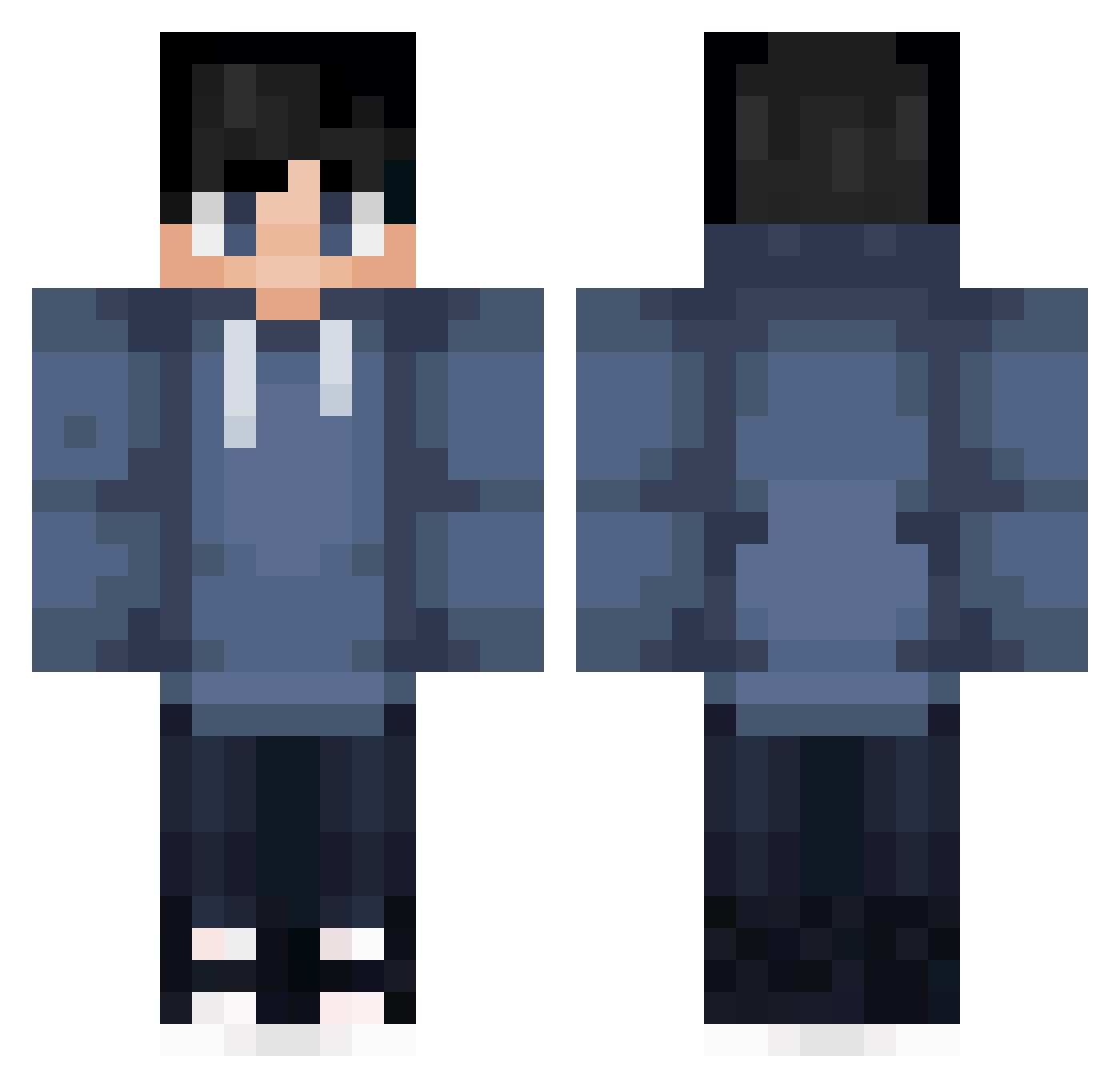 Prox_ikr Minecraft skin, front and back view