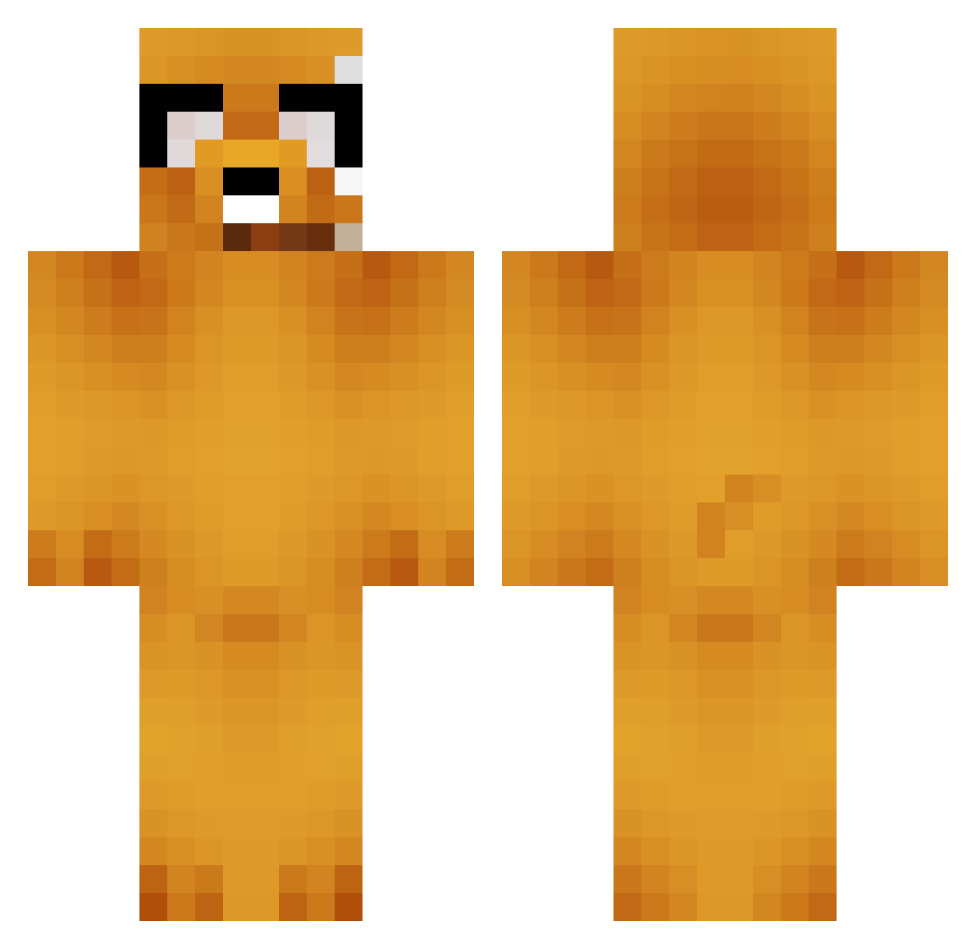 RaVaGer_VIP Minecraft skin, front and back view