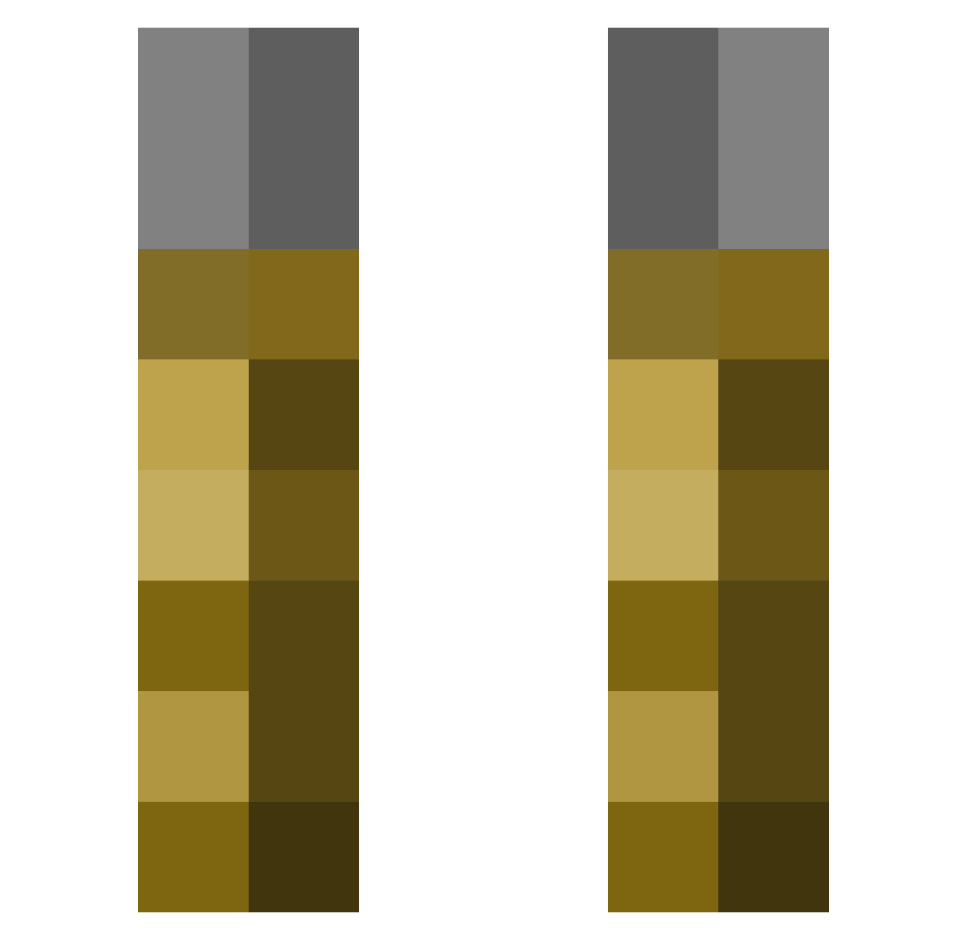 Uf5p Minecraft skin, front and back view