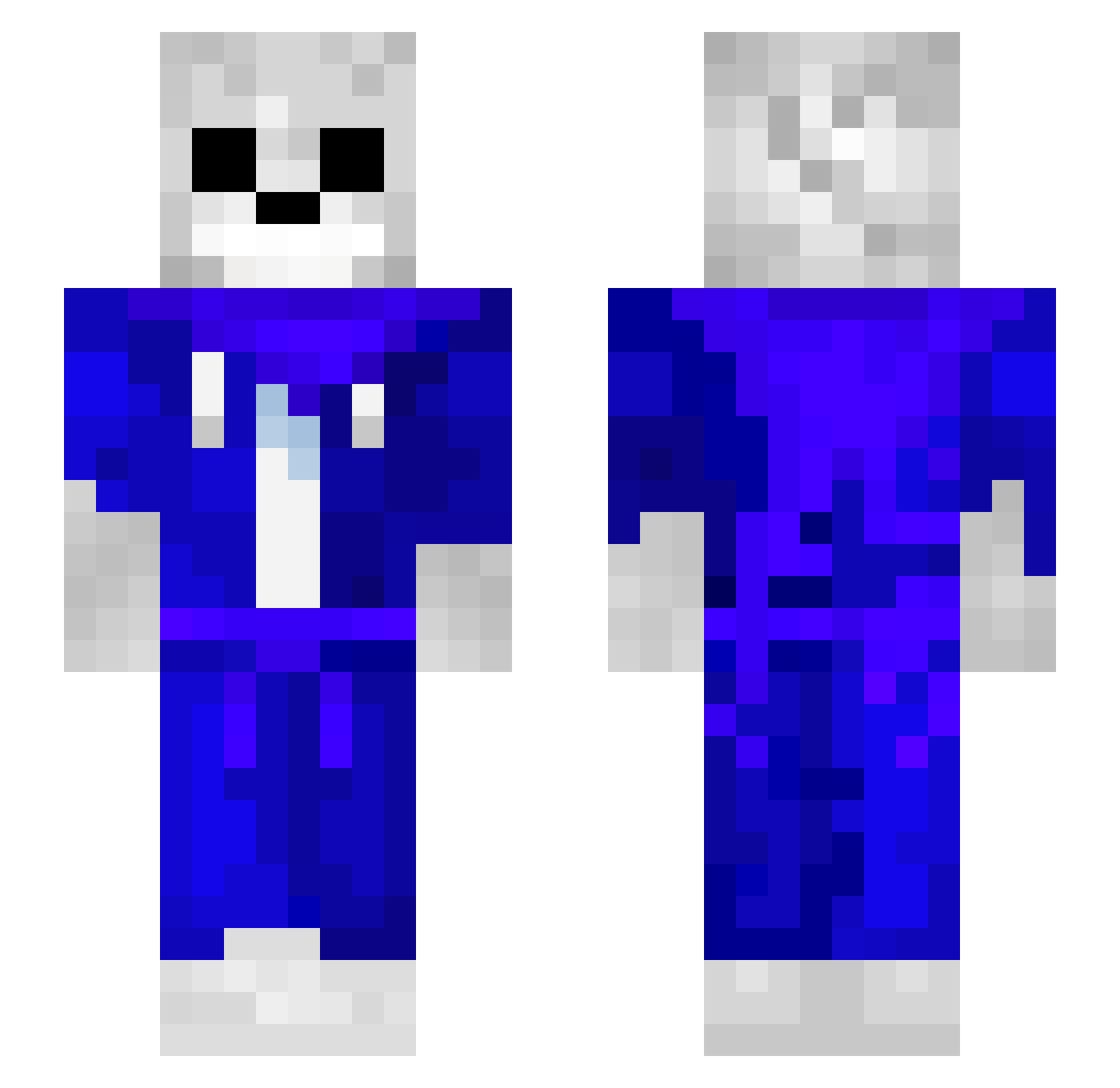 craftolotlmc Minecraft skin, front and back view