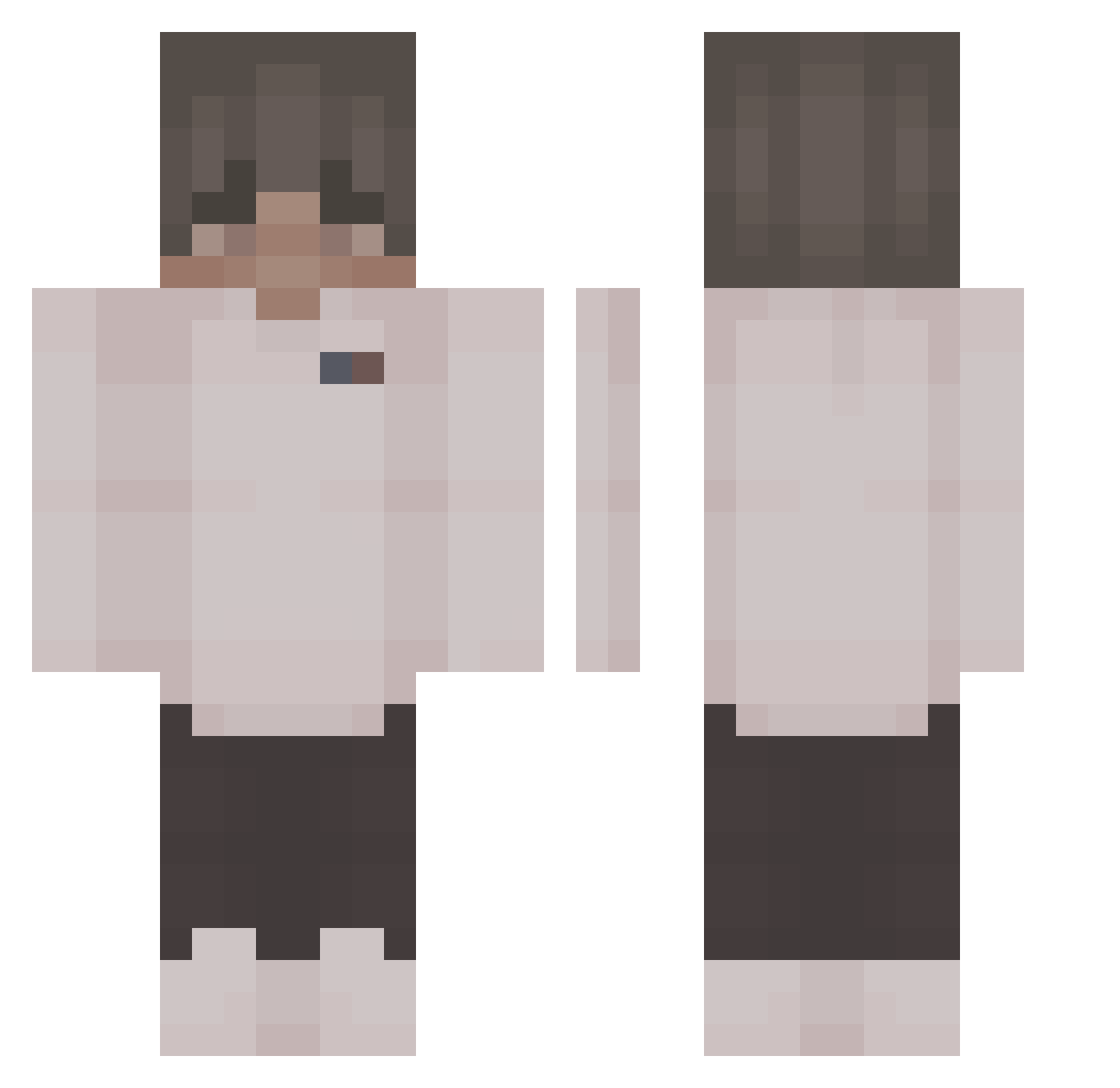 willum_ Minecraft skin, front and back view