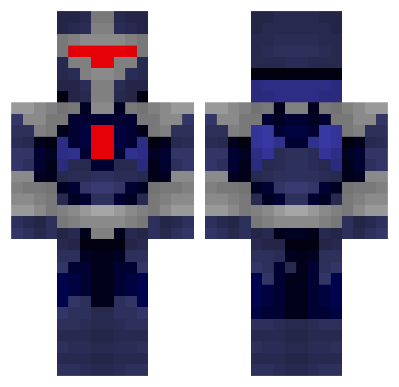 syzygysolo Minecraft skin, front and back view