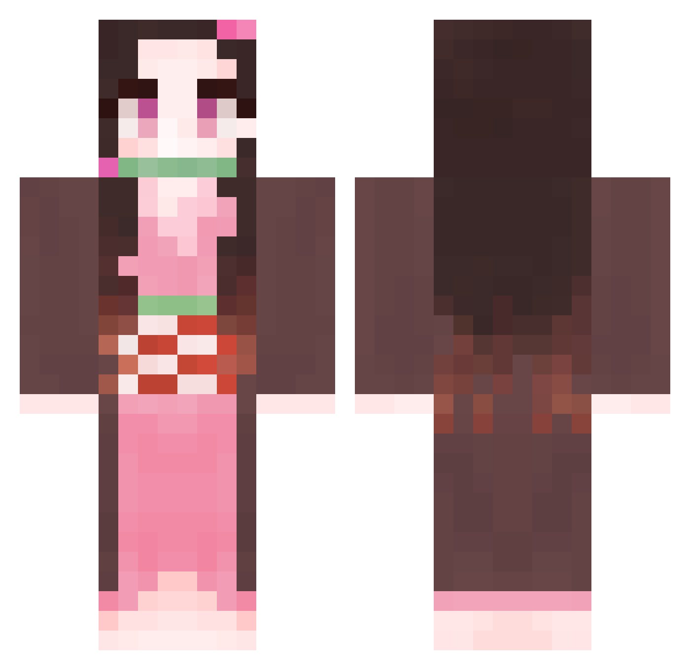DEAD_WIERE Minecraft skin, front and back view