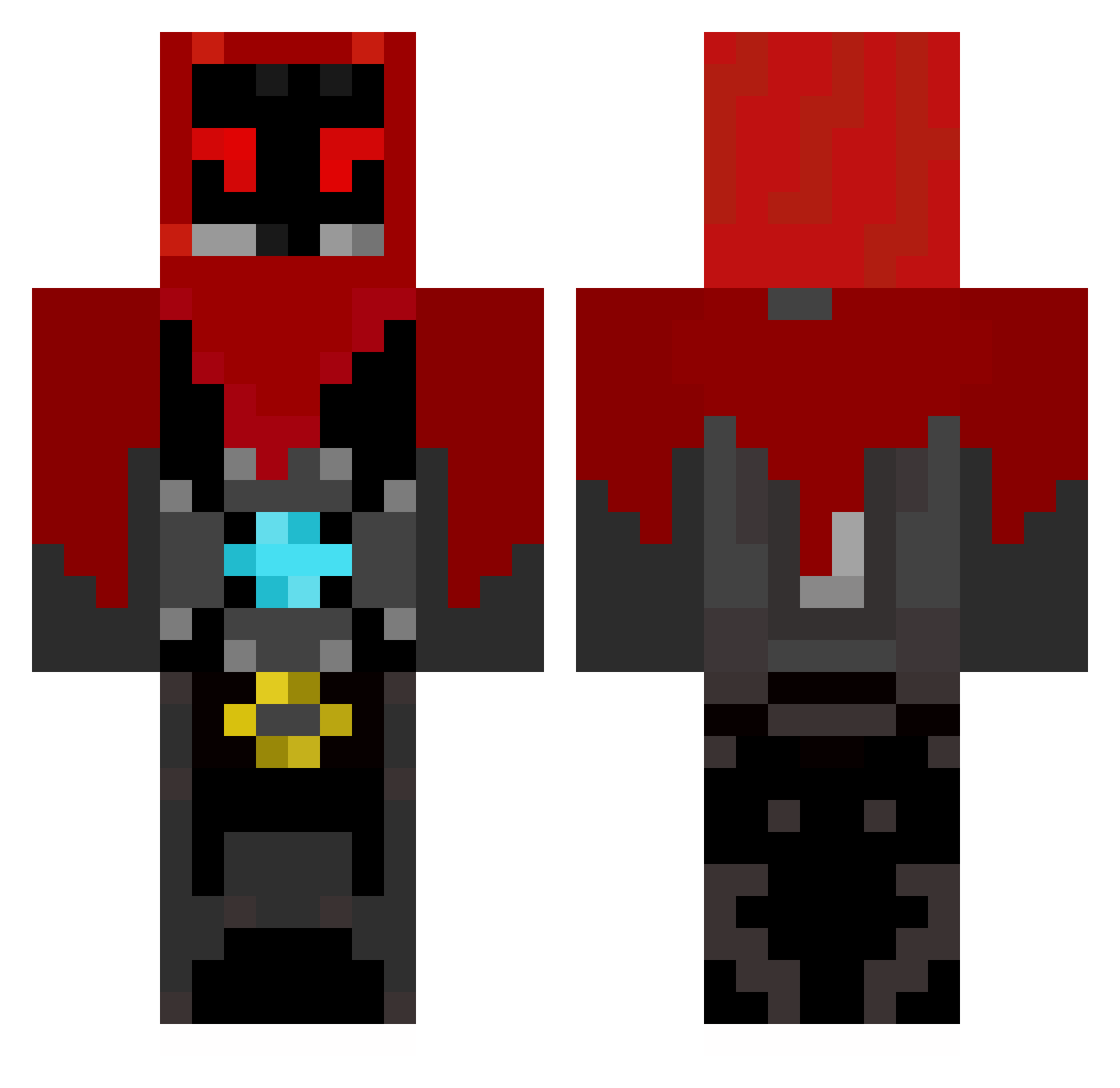 mrfruitloop445 Minecraft skin, front and back view