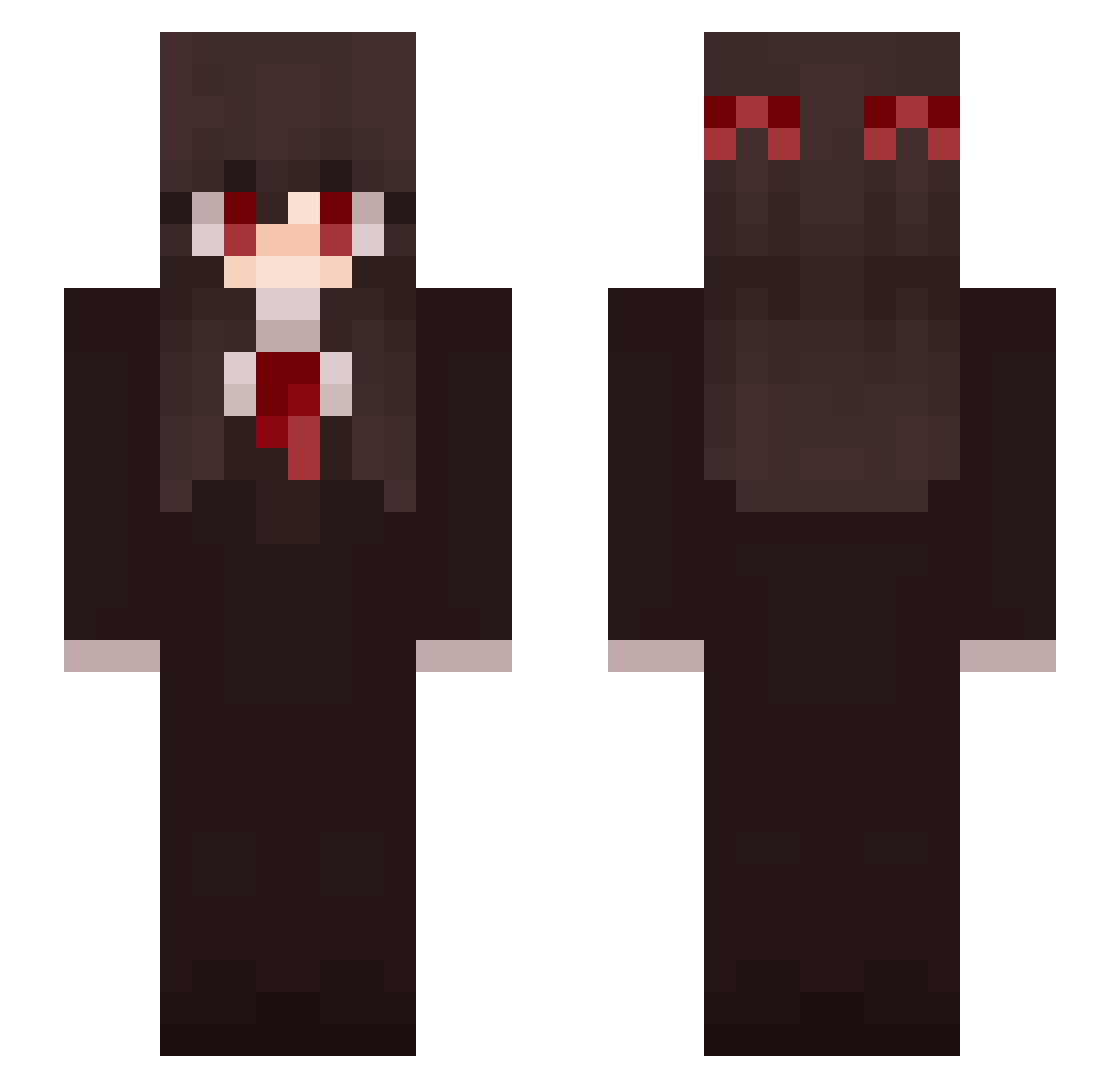 medyana_ Minecraft skin, front and back view