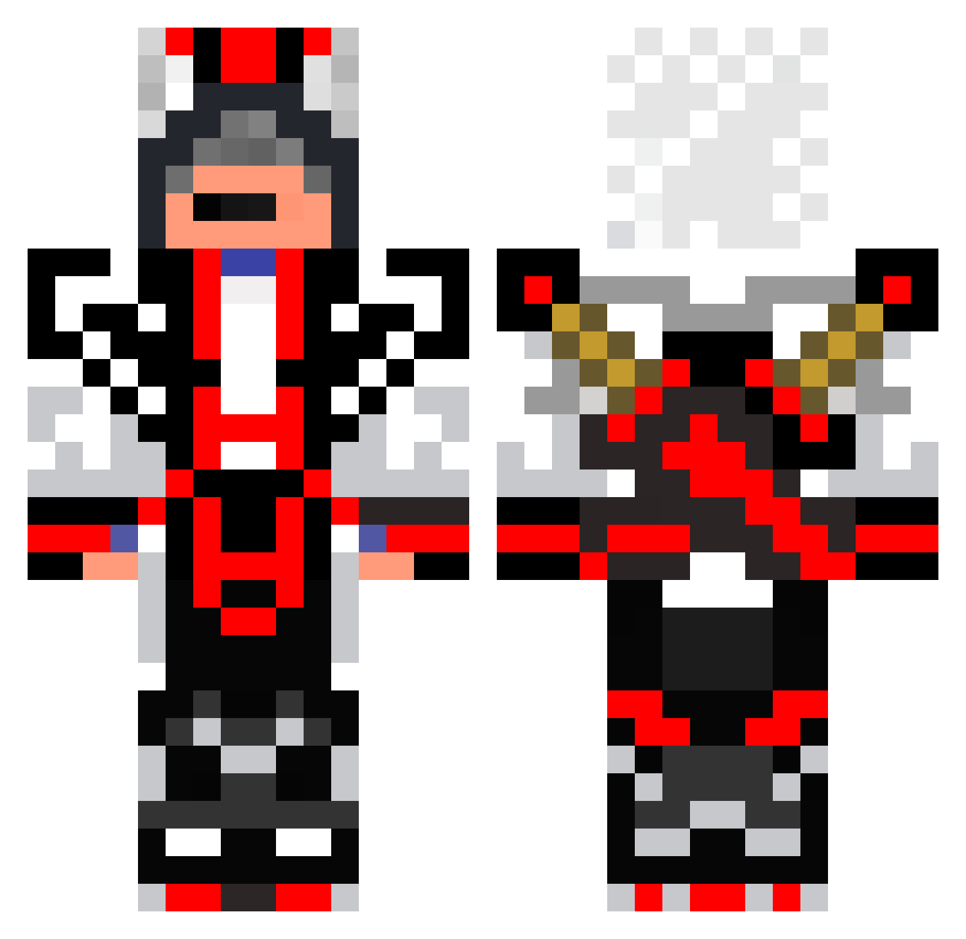 mindmaster1990 Minecraft skin, front and back view