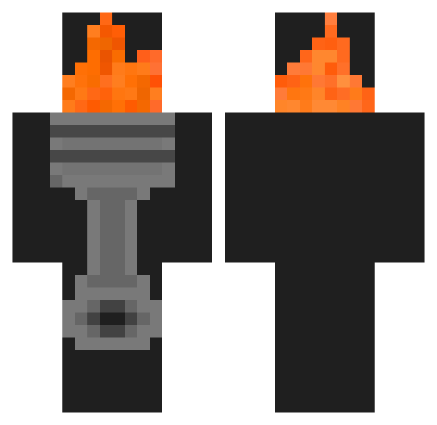 DR70_PER_AM6 Minecraft skin, front and back view