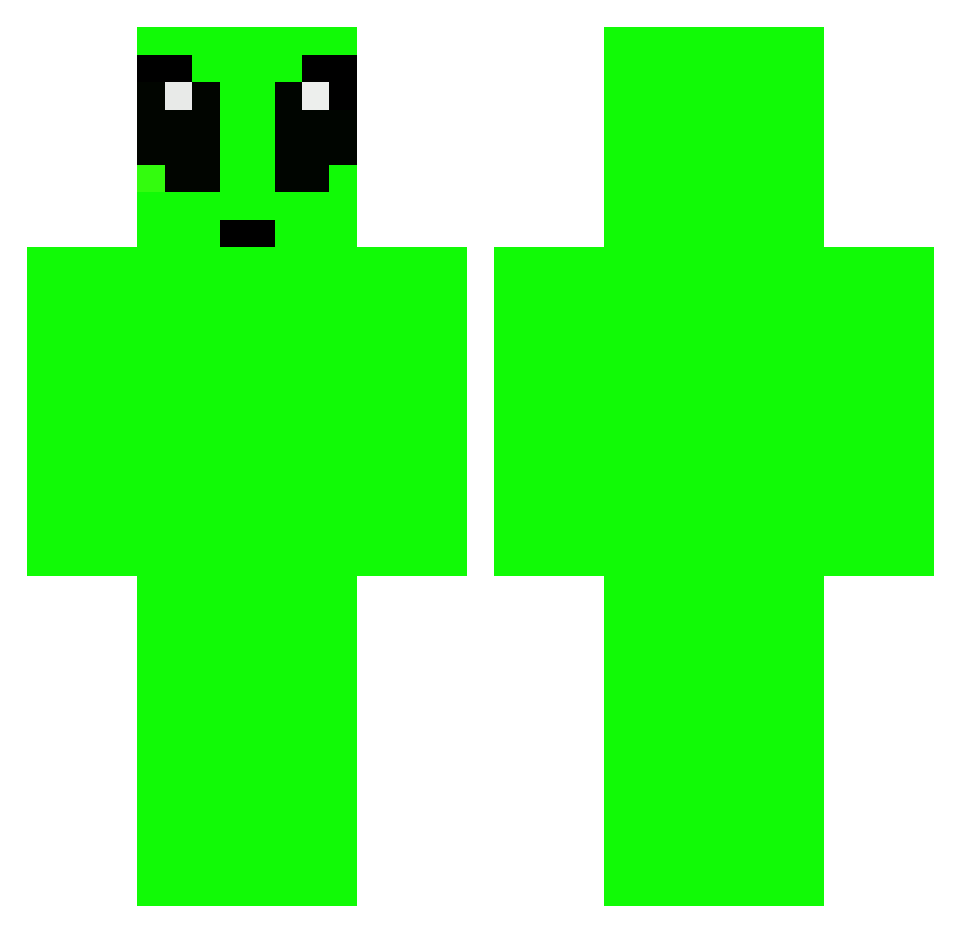 StinkyPinky247 Minecraft skin, front and back view