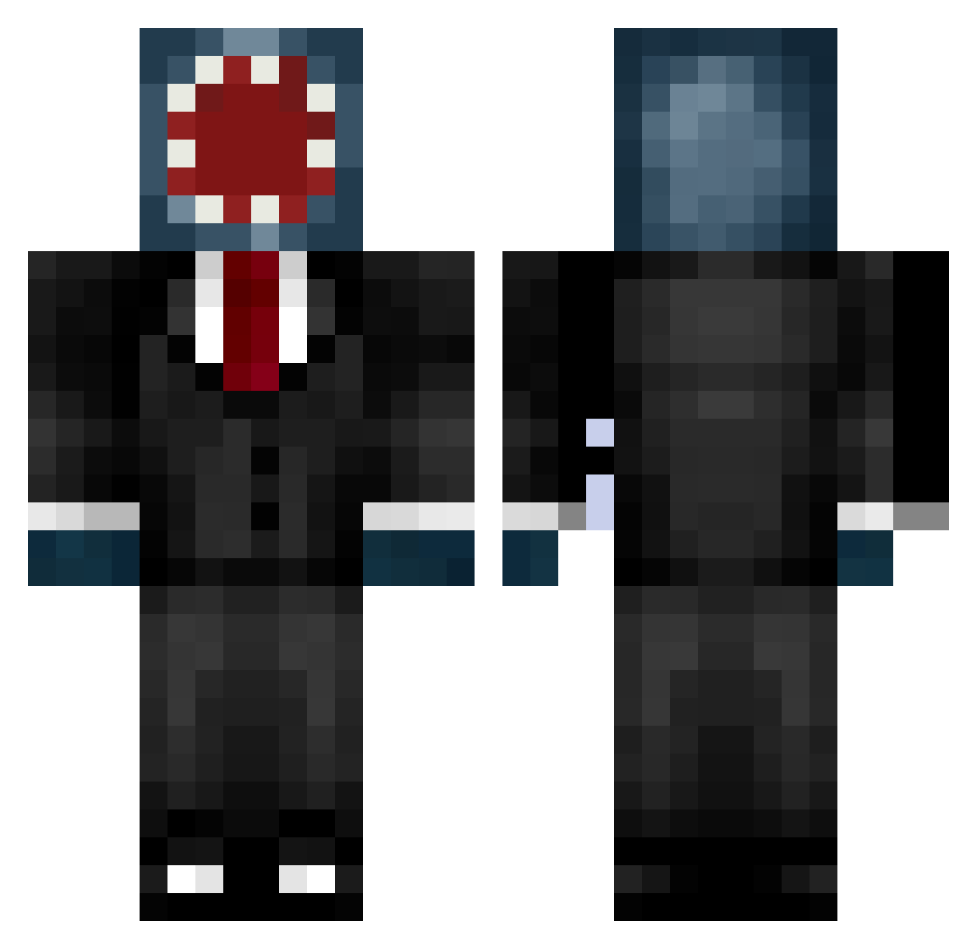 Frazed - shark head Minecraft skin
