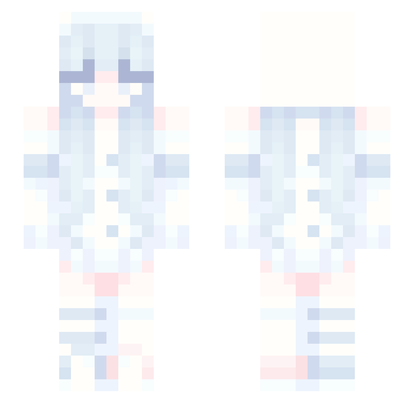 sketche6d Minecraft skin, front and back view